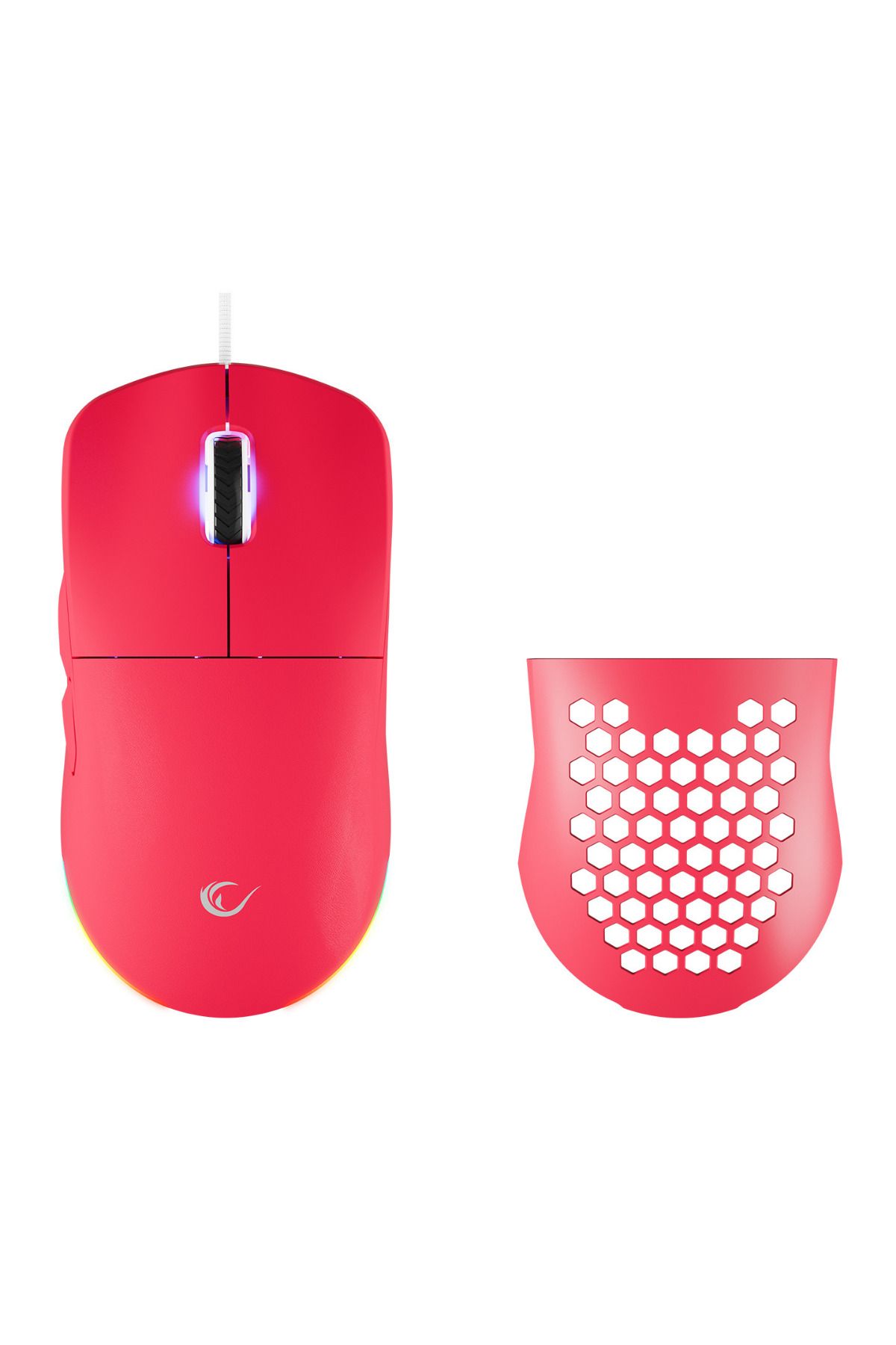 Rampage BLINK Pembe 7 Makro Tuşlu RGB 12800 DPI Gaming Oyuncu Mouse