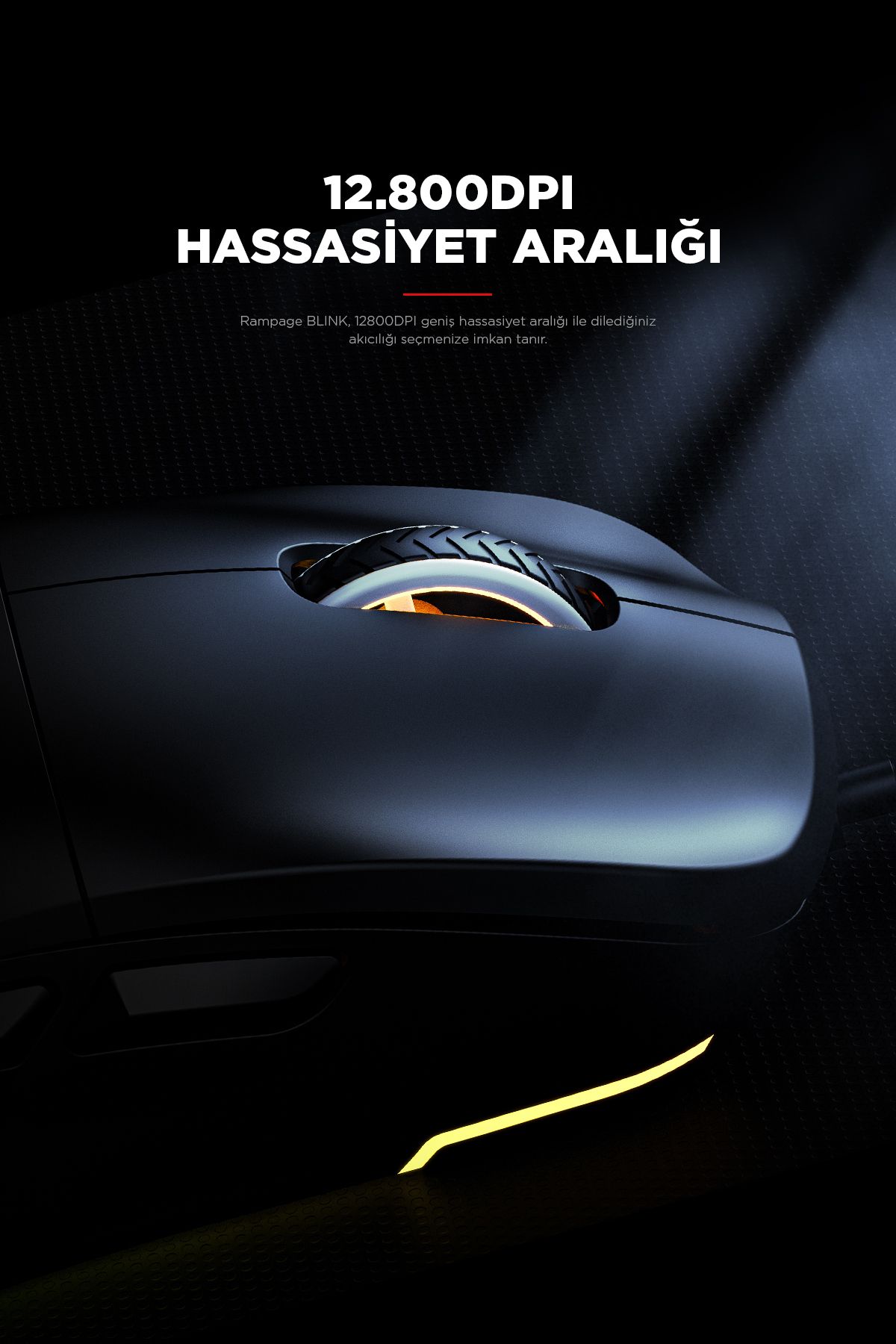 Rampage Blink Rgb Mouse Makrolu 12800 Dpi Oyuncu Mouse Gaming Mouse Örgü Kablo E-spor Mouse Profesyonel