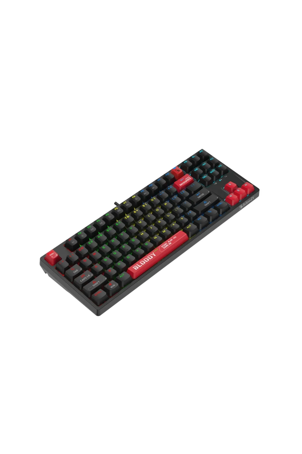 A4 Tech Bloody S87 Mekanik Red Switch RGB Anti-Ghosting Kablolu Klavye