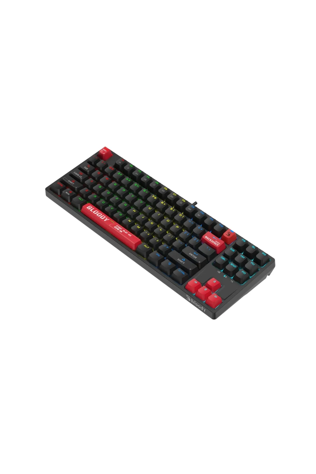 A4 Tech Bloody S87 Mekanik Red Switch RGB Anti-Ghosting Kablolu Klavye