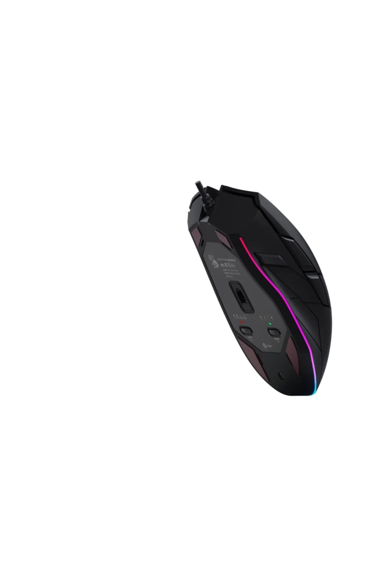 A4 Tech Bloody W70 Max Stone Black 10k Cpı Opt Rgb-uc3&4 Aktif Gaming Mouse Uyumlu