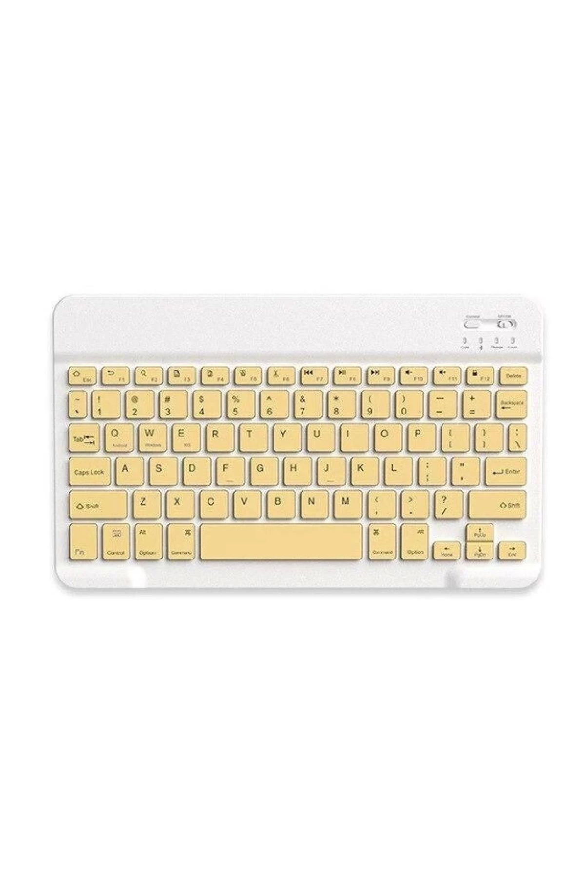 Blackbird Game Center Bluetooh Wıreless Keyboard Sarı Ingilizce Q Kablosuz Klavye Bk3002