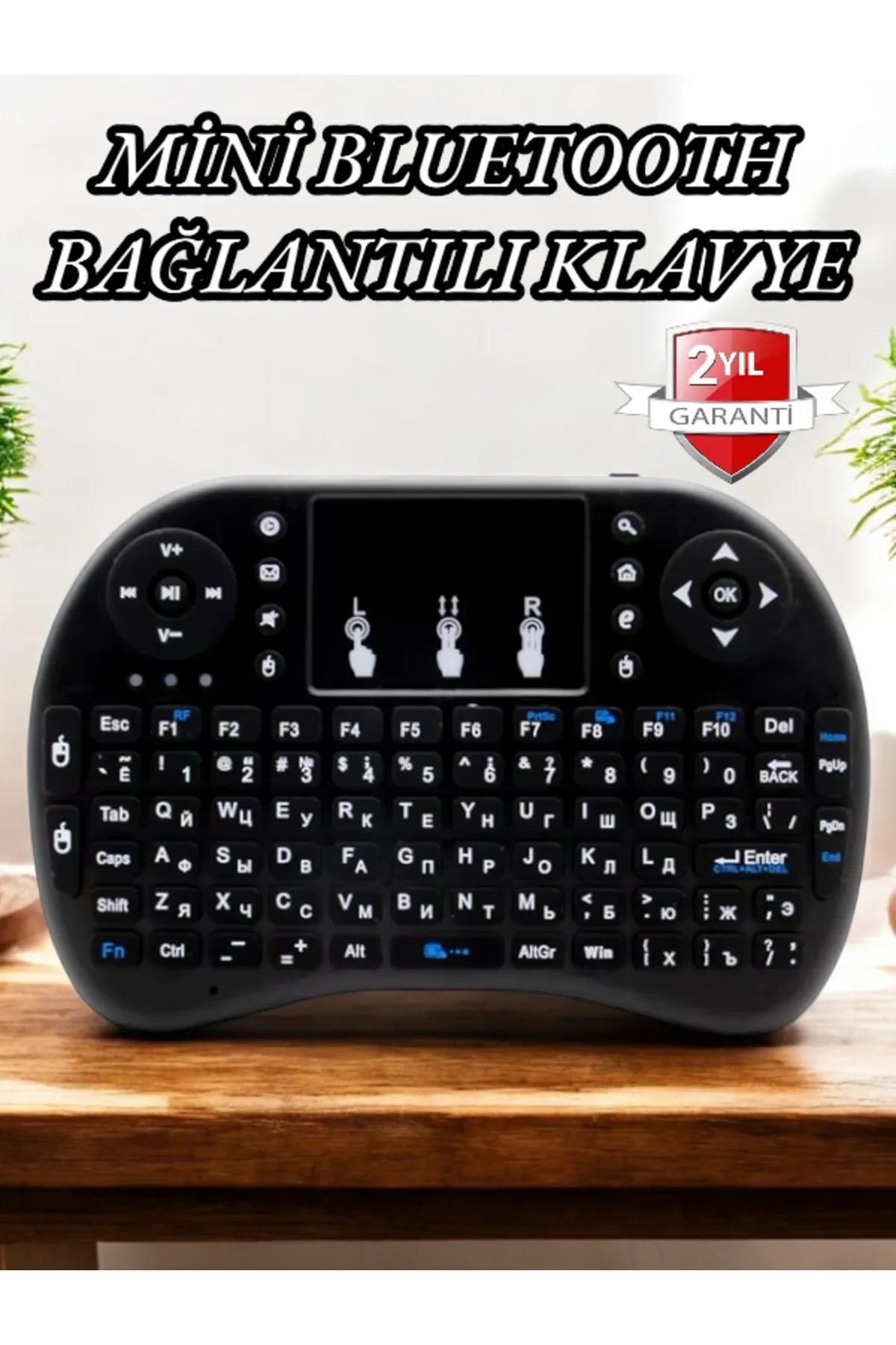 Genel Markalar Bluetooth Bağlantılı Taşınabilir Mini Klavye – Işıklı ve Tüm Cihazlara Uygun