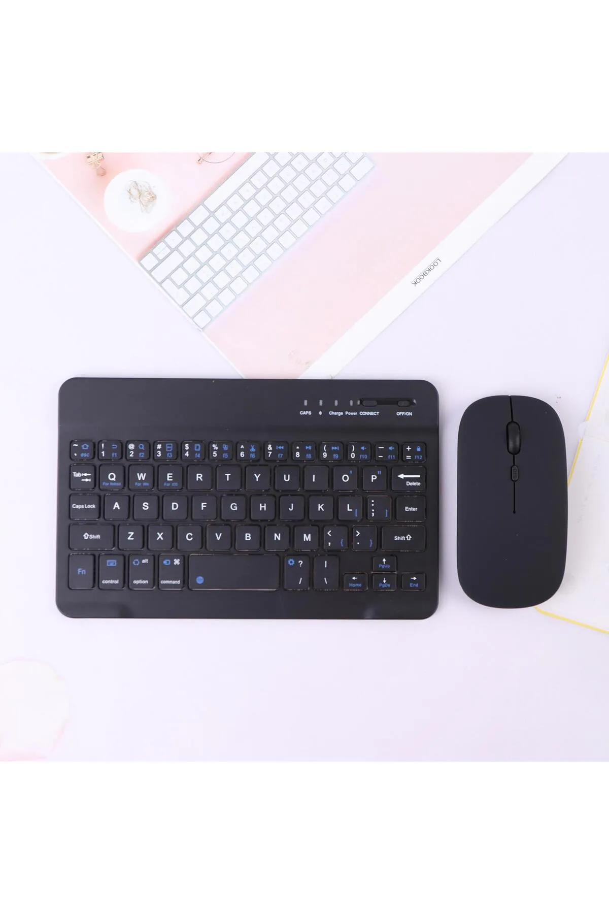 JUNGLEE BLUETOOTH + USB WİRELESS KLAVYE MOUSE SETİ SESSİZ ŞARJLI BT+USB MOUSE & KEYBOARD SET