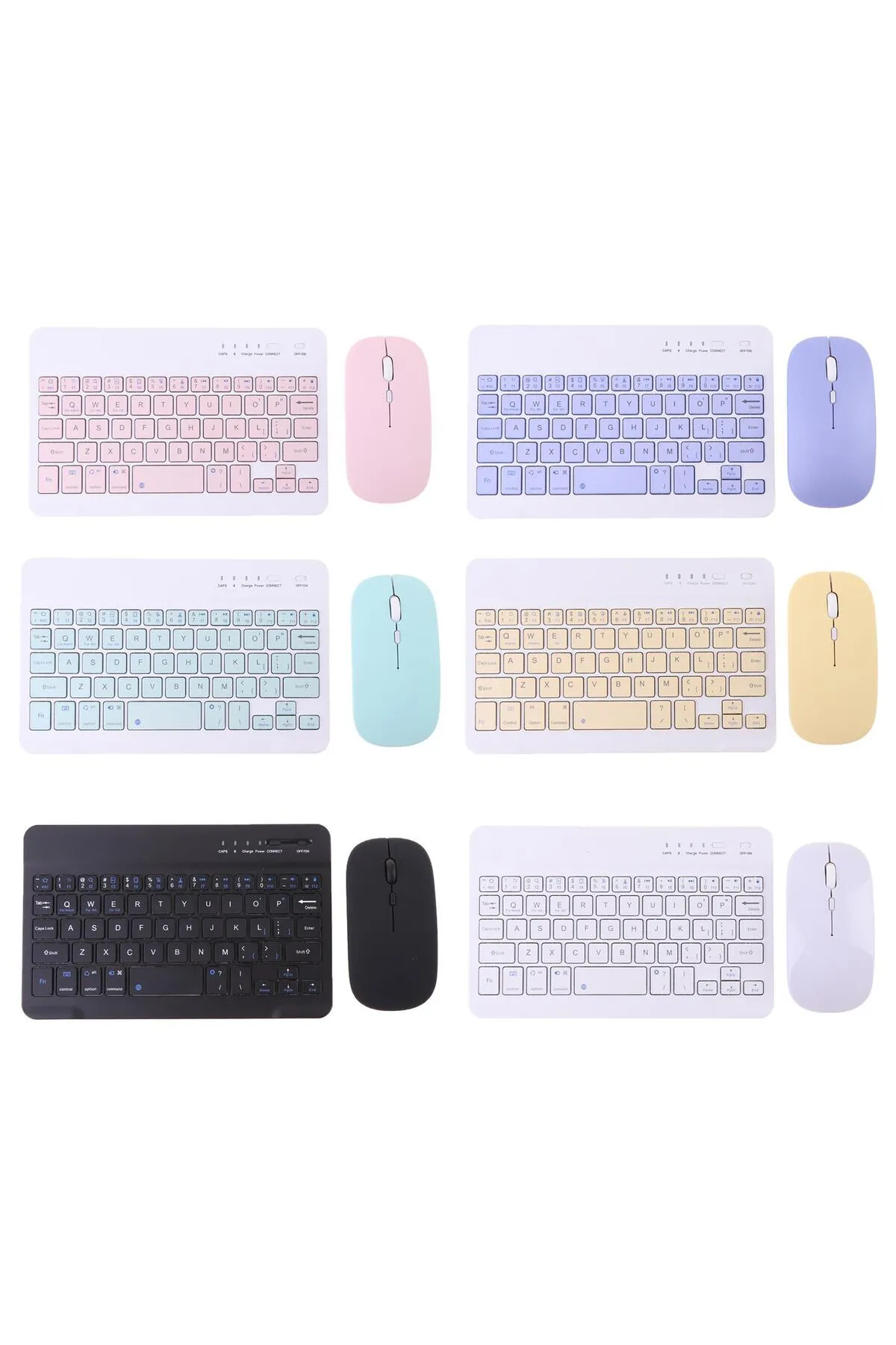 JUNGLEE BLUETOOTH + USB WİRELESS KLAVYE MOUSE SETİ SESSİZ ŞARJLI BT+USB MOUSE & KEYBOARD SET