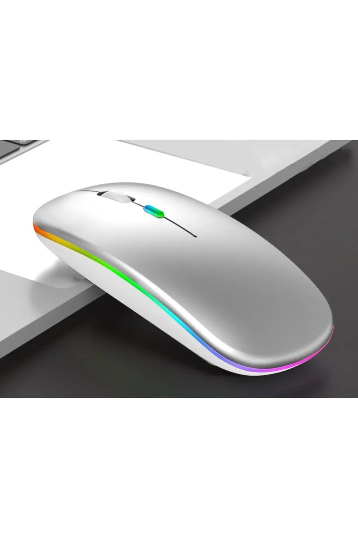 Apera BN28 Kablosuz Wireless Mouse Sessiz Tık RGB Aydınlatmalı Şarj Edilebilir