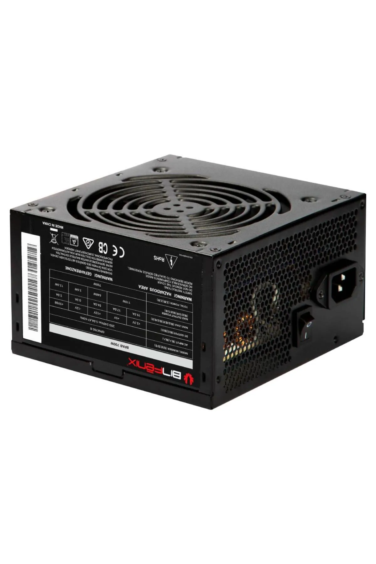 BitFenix BPA Series 700W 80+ Bronze PCIe 120cm Fanlı PSU