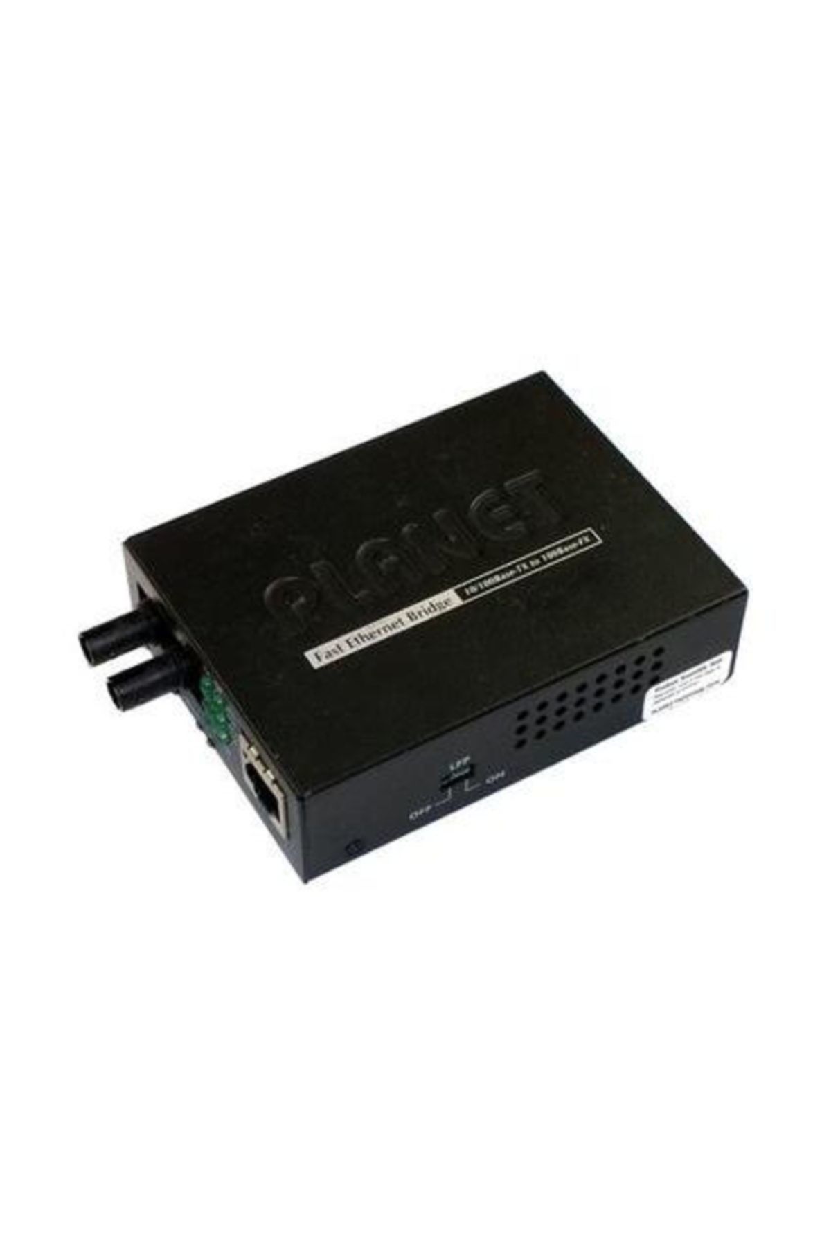 Planet Bridge Media Converter&lt;br&gt;

10/100Base-TX - 100Base-FX (ST, MM)&lt;br&gt;

2km