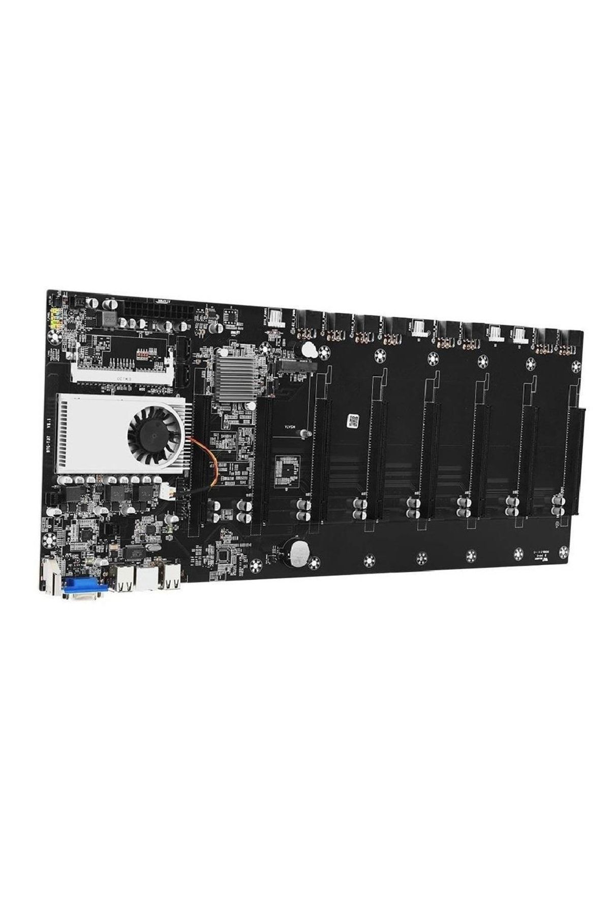 Anunnaki Btc-t37+ Pro Mining Anakart 8 Gpu 1600 Mhz Ddr3 Atx 8'li Ekran Kartı Desteği