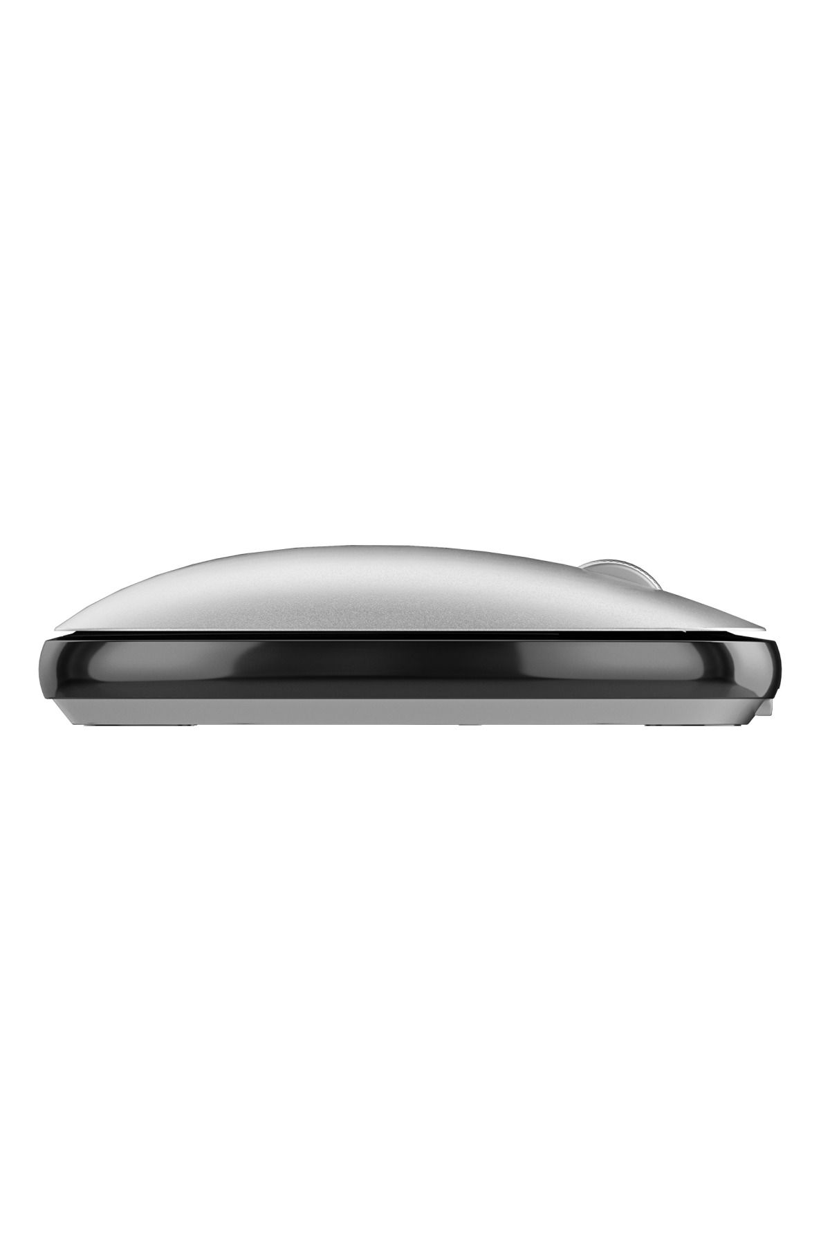 Genel Markalar Business Pro Sessiz Kablosuz Şarjlı Kompakt Mouse - Silver Modern Tasarım 431550