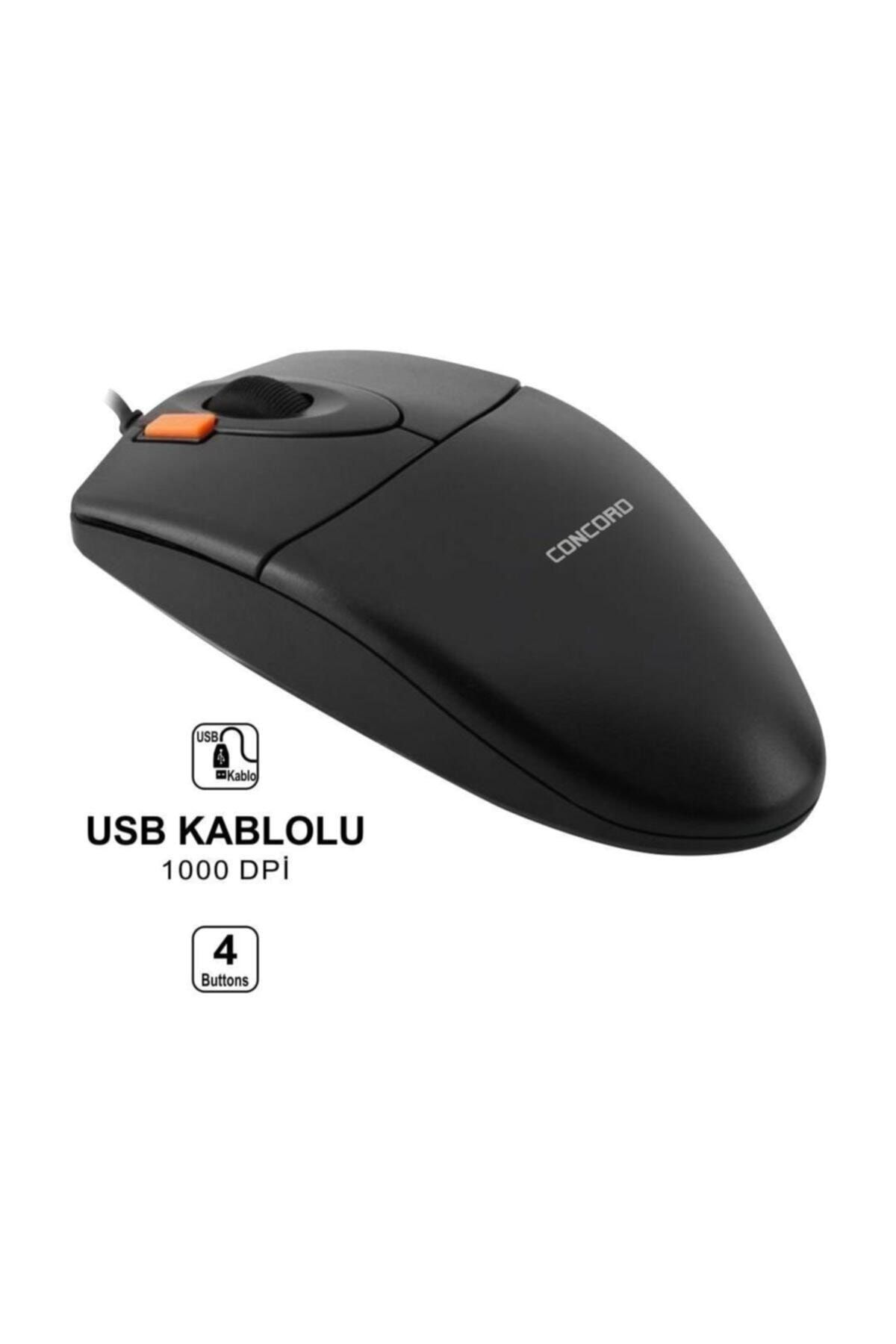 Concord C-1 Ofis Mouse 2x Click Kullanışlı Fare Mous