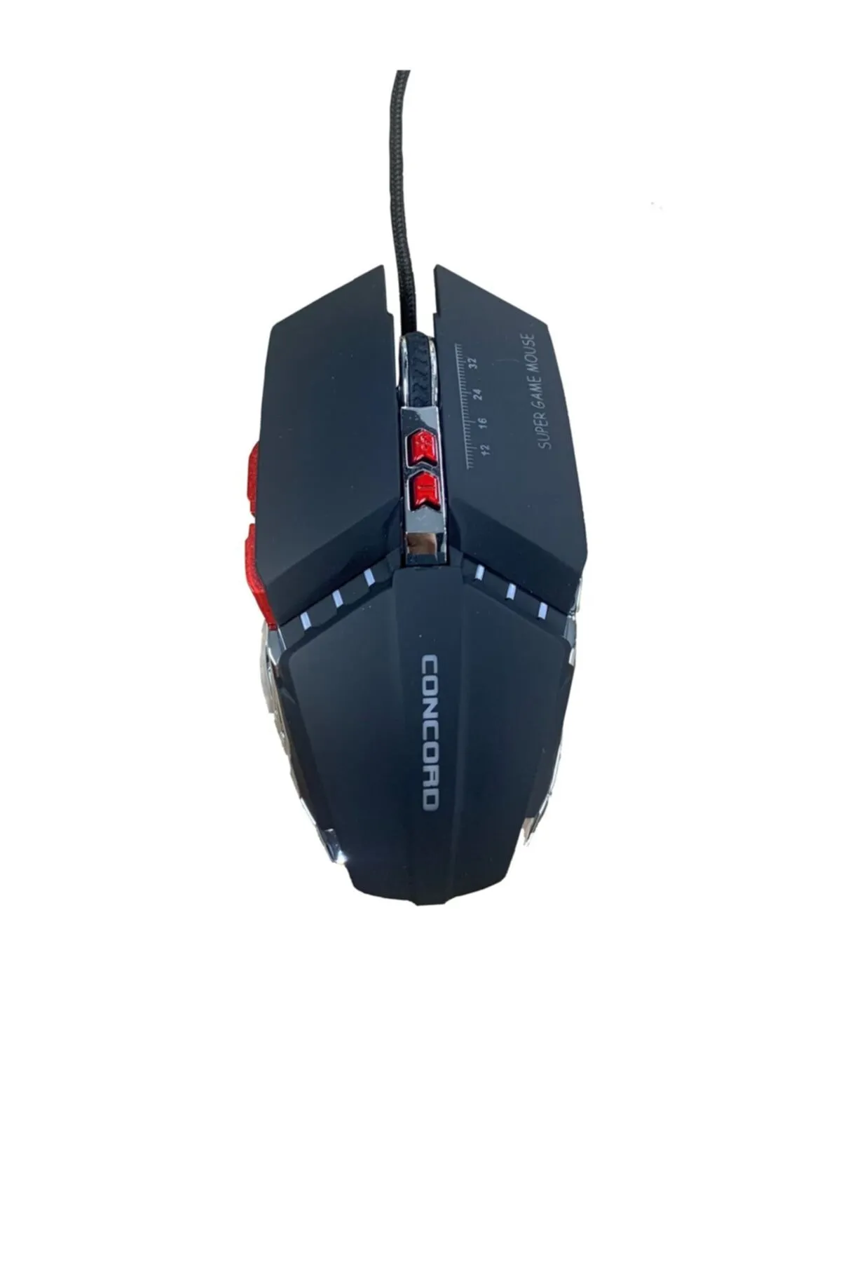 Concord C-23 Kablolu Metal Kasa 7200 Dpı Rgb Işıklı Oyuncu Mouse