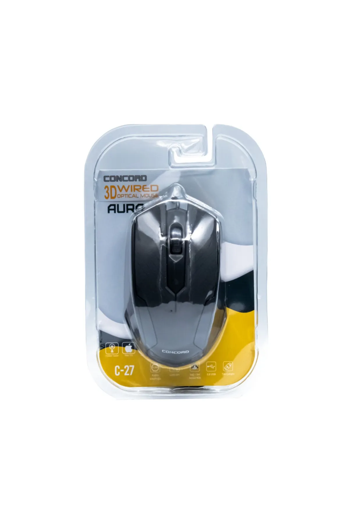 Concord C-27 Kablolu Optik Mouse