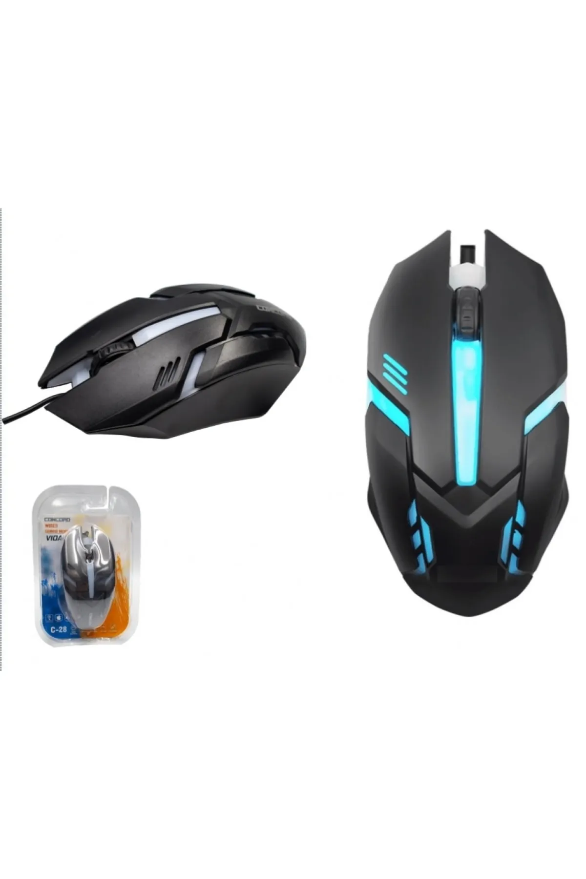 Concord C-28 Rgb Gaming Oyuncu Mouse Rgb Işıklı -colorful