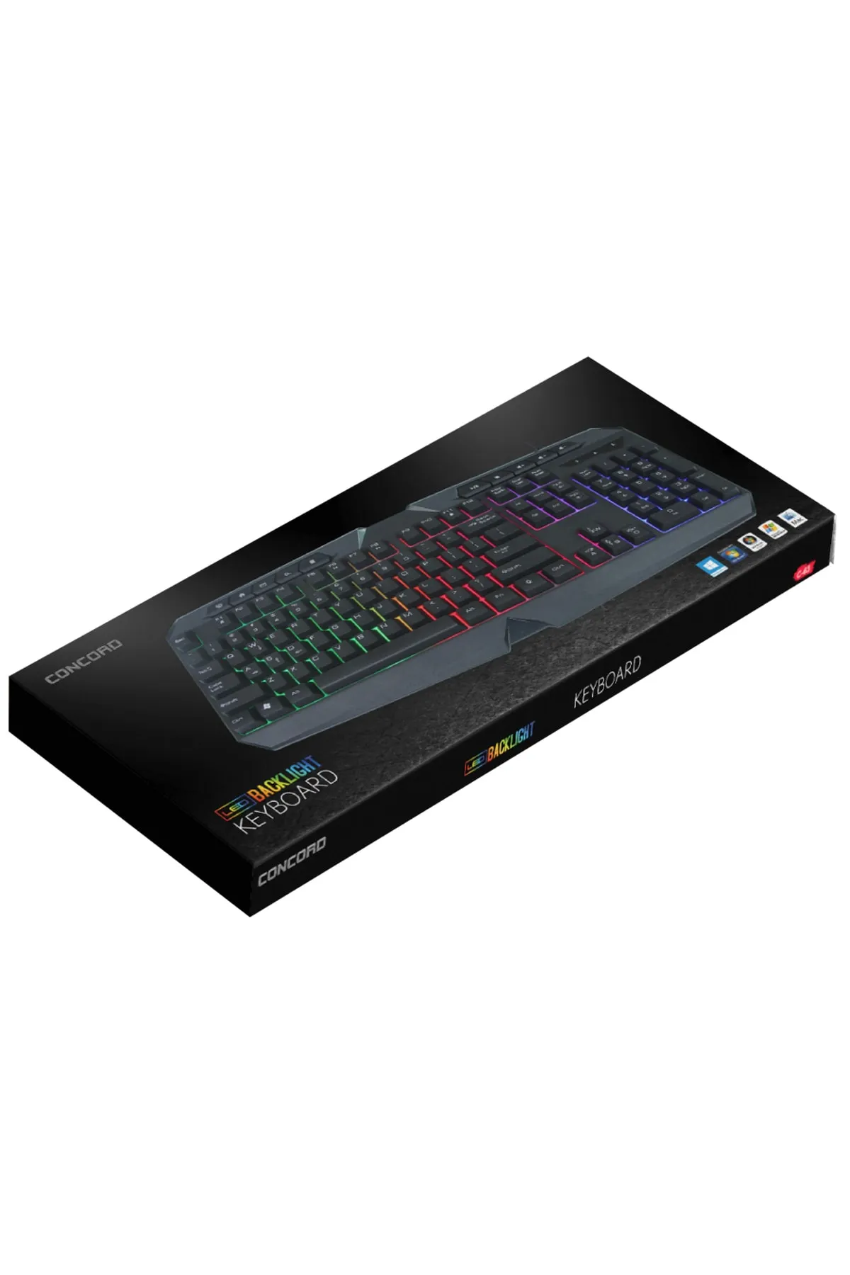 Concord C-63 Rgb Işıklı Kablolu Mekanik Hisli Gaming Klavye