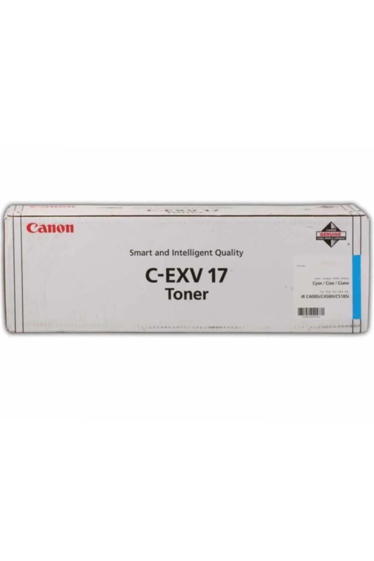 Canon C-exv-17/0261b002aa Mavi Orjinal Fotokopi Toneri