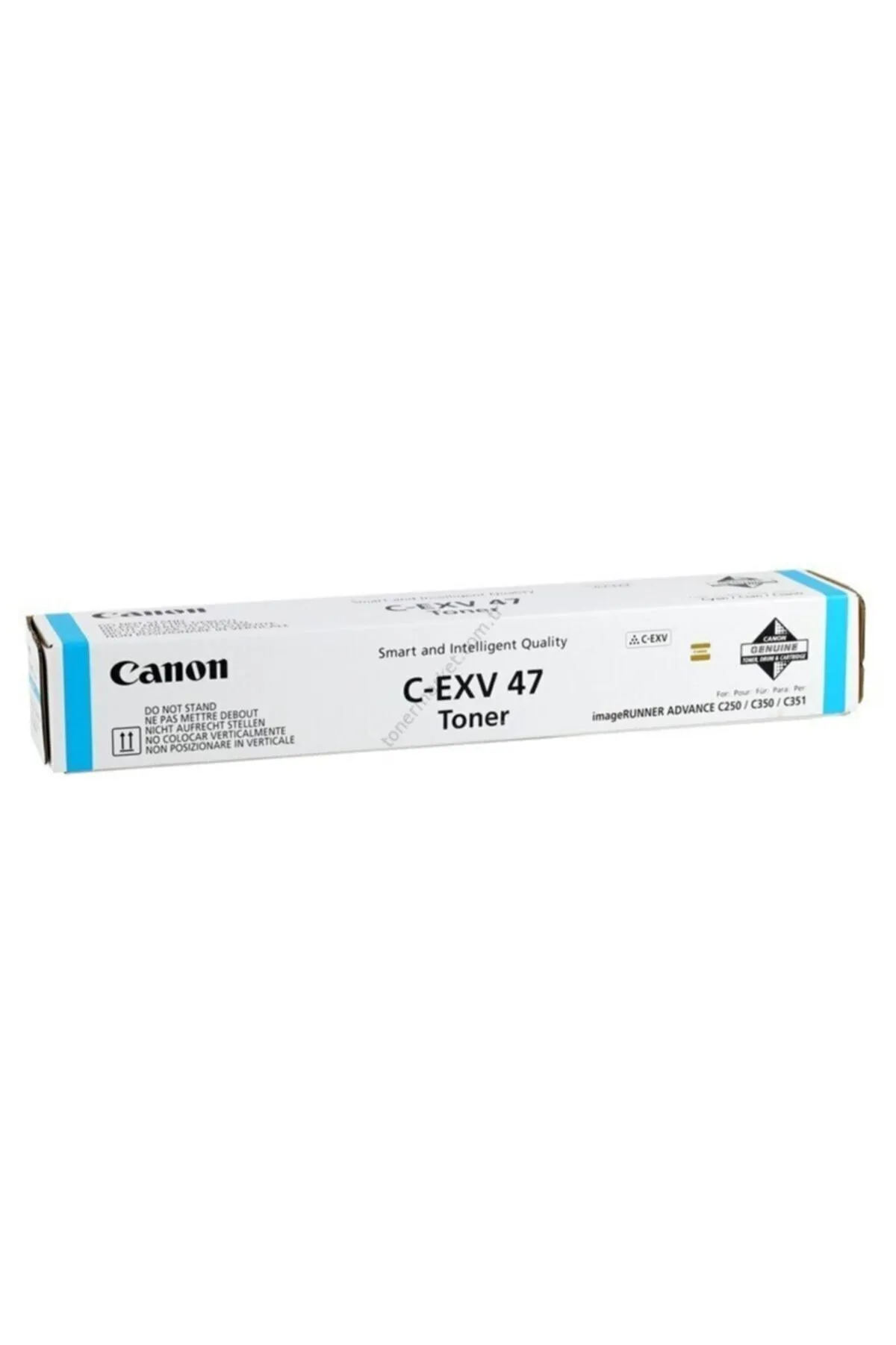 Canon C-exv-47 Imagerunner C355p Mavi Orjinal Toner