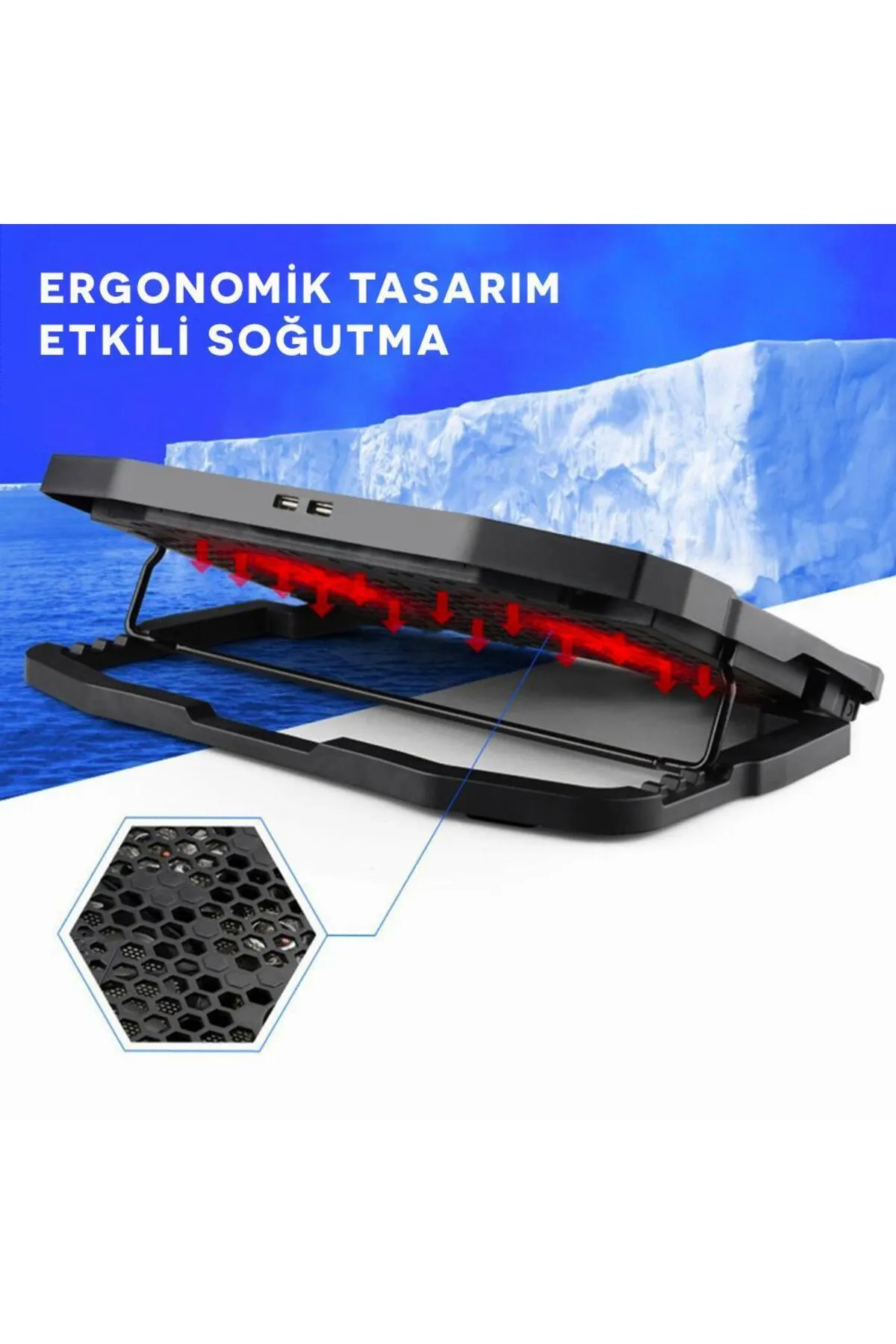 Juo C1 Led Ekranlı Notebook Soğutucu