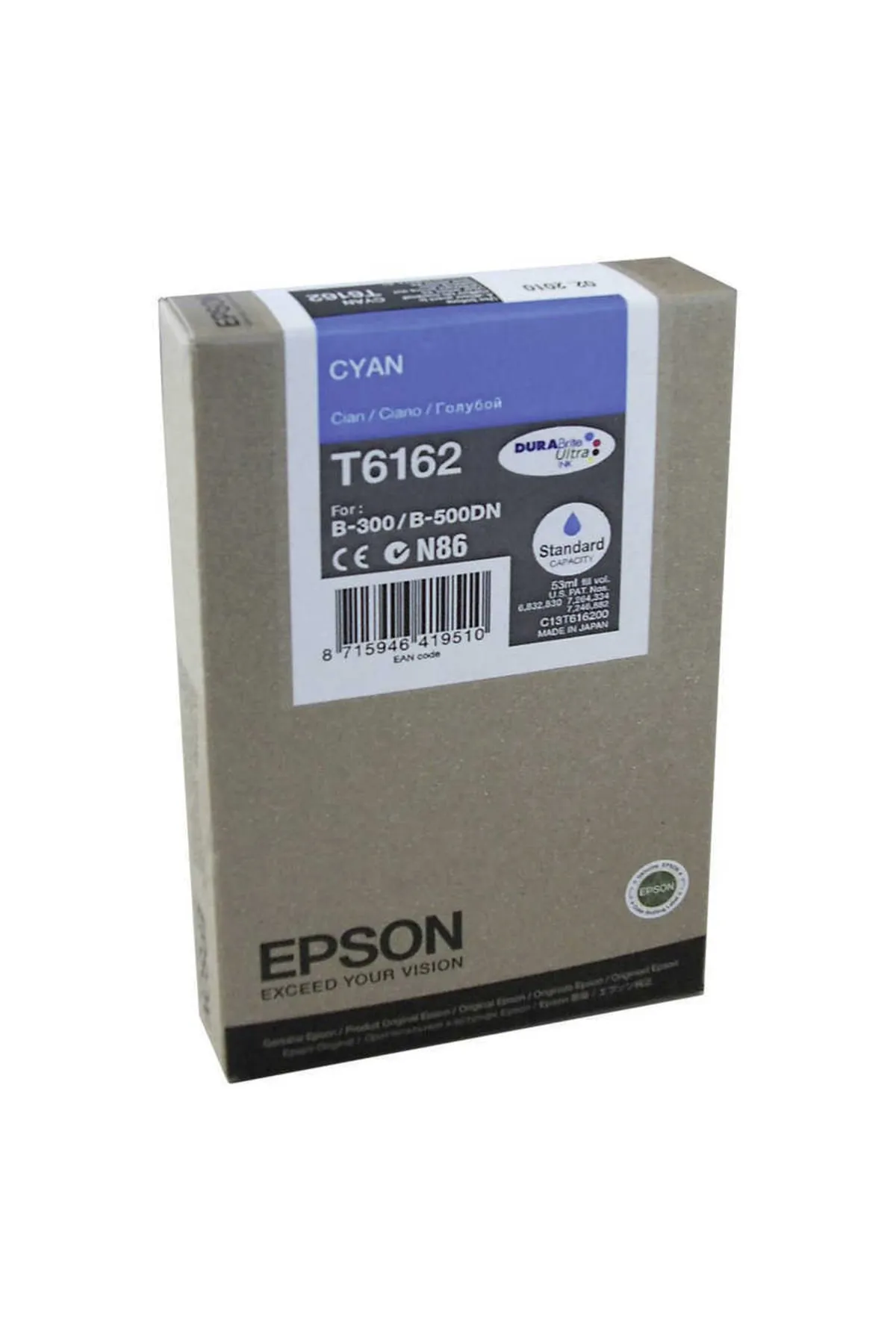 Epson C13t616200 Orjinal Mavi Kartuş T6162