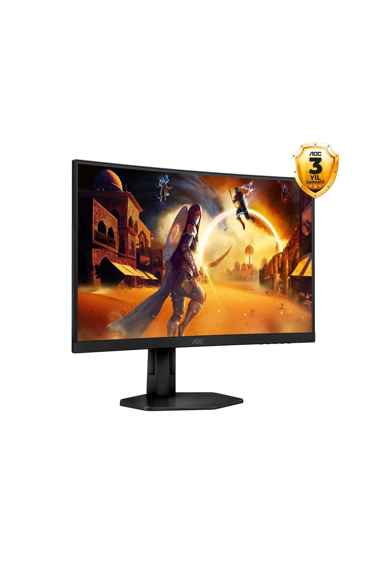 AOC C27G4ZXU 27" 280 Hz 0,3 ms FreeSync HDR10 Yükseklik Ayarlı Fast VA Curved Oyuncu Monitör