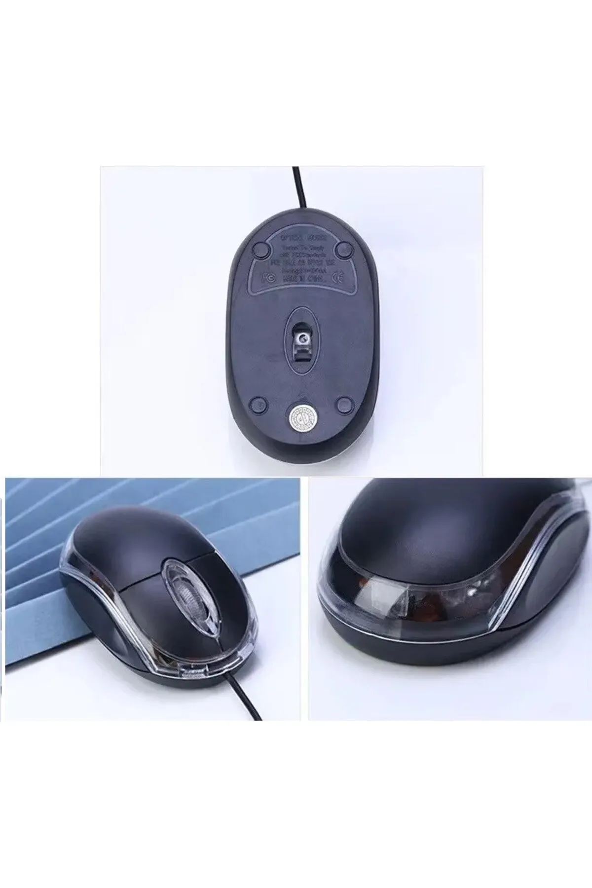 Concord C3 Işıklı USB Kablolu Mouse