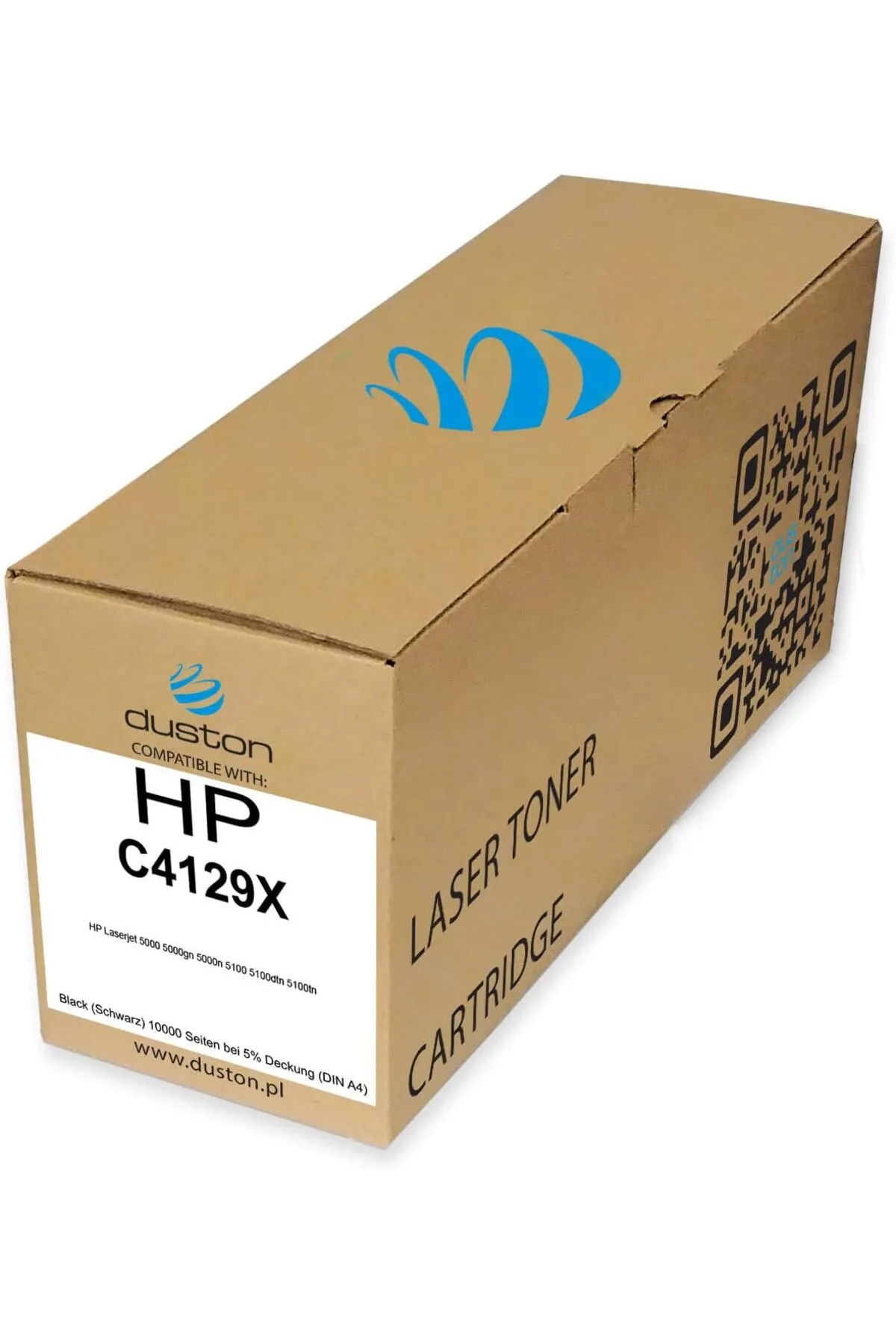 HP C4129X, 29X Black Toner Compatible with HP Laserjet 5000 5000gn 5000n 5100 5100dtn 5100tn