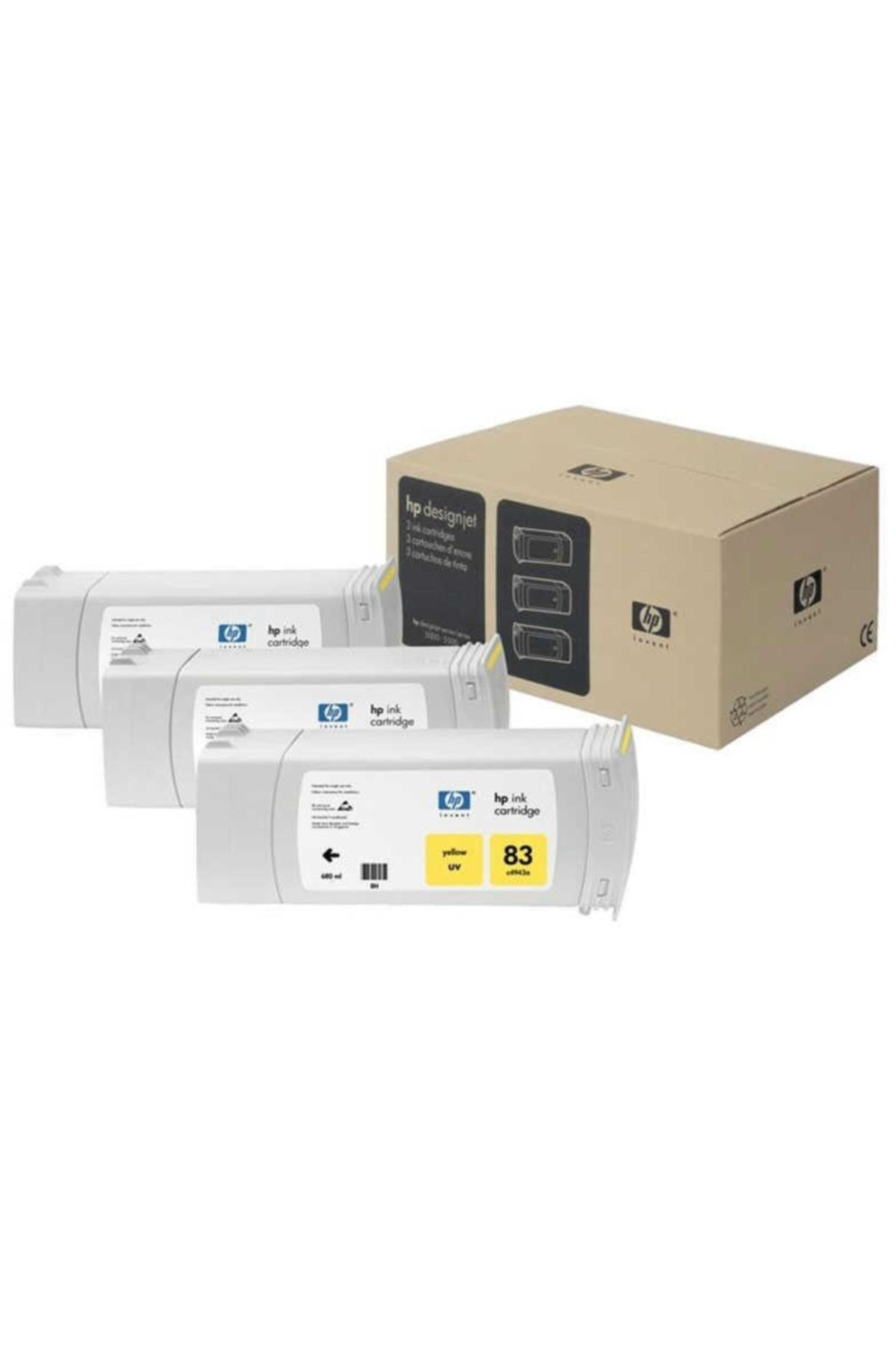 HP C5075a Orjinal Sarı Kartuş 3lü Paket 83 (680ml)