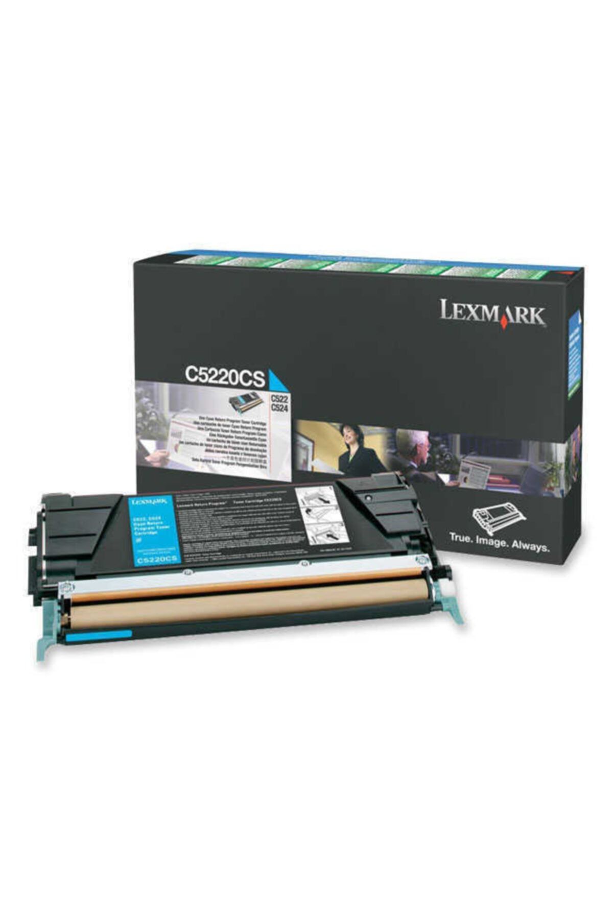 Lexmark C522-c5220cs Uyumlu Mavi Toner C522/c522n