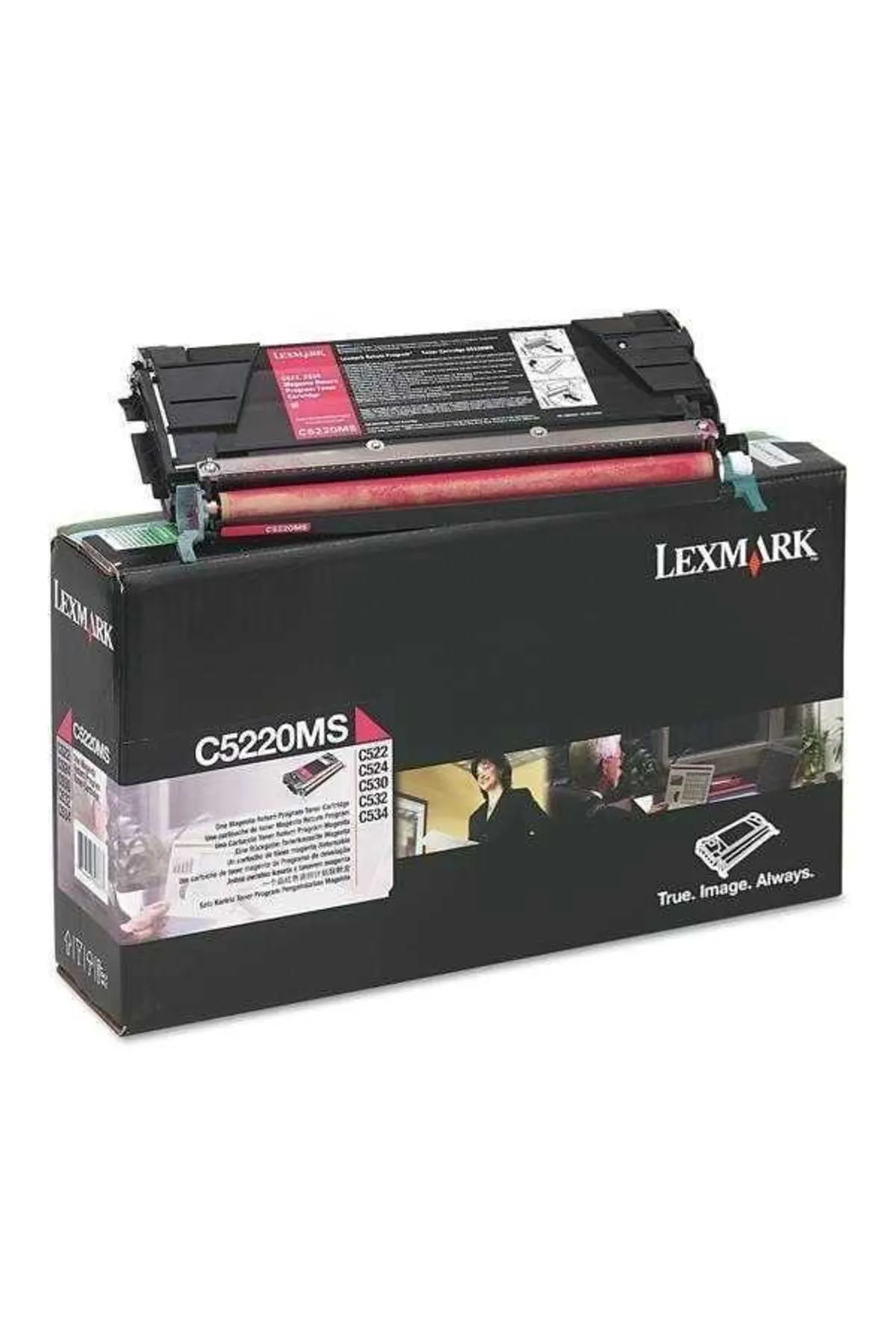 Lexmark C5220ms Orjinal Kırmızı Toner