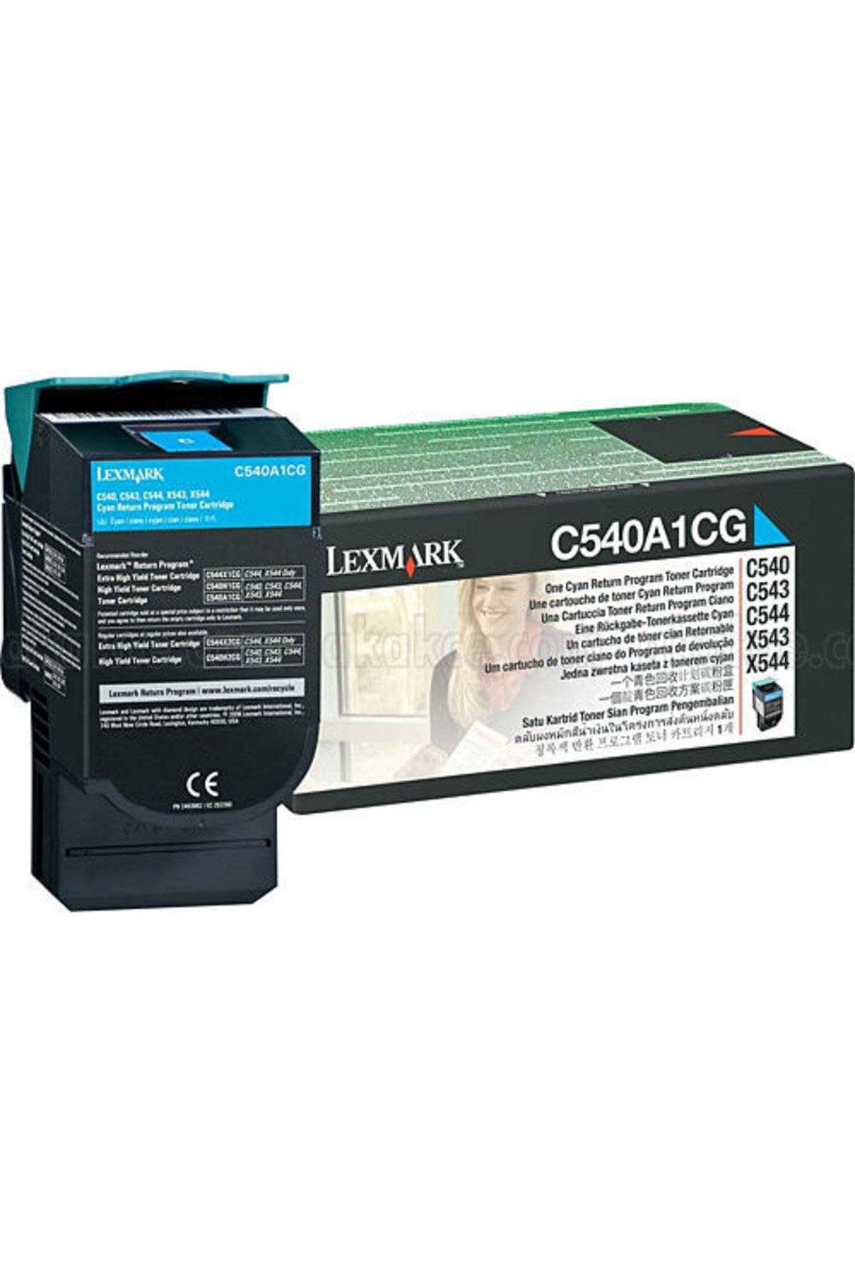 Lexmark C540a1cg Orjinal Mavi Fotokopi Toneri C540 / C544 / X544