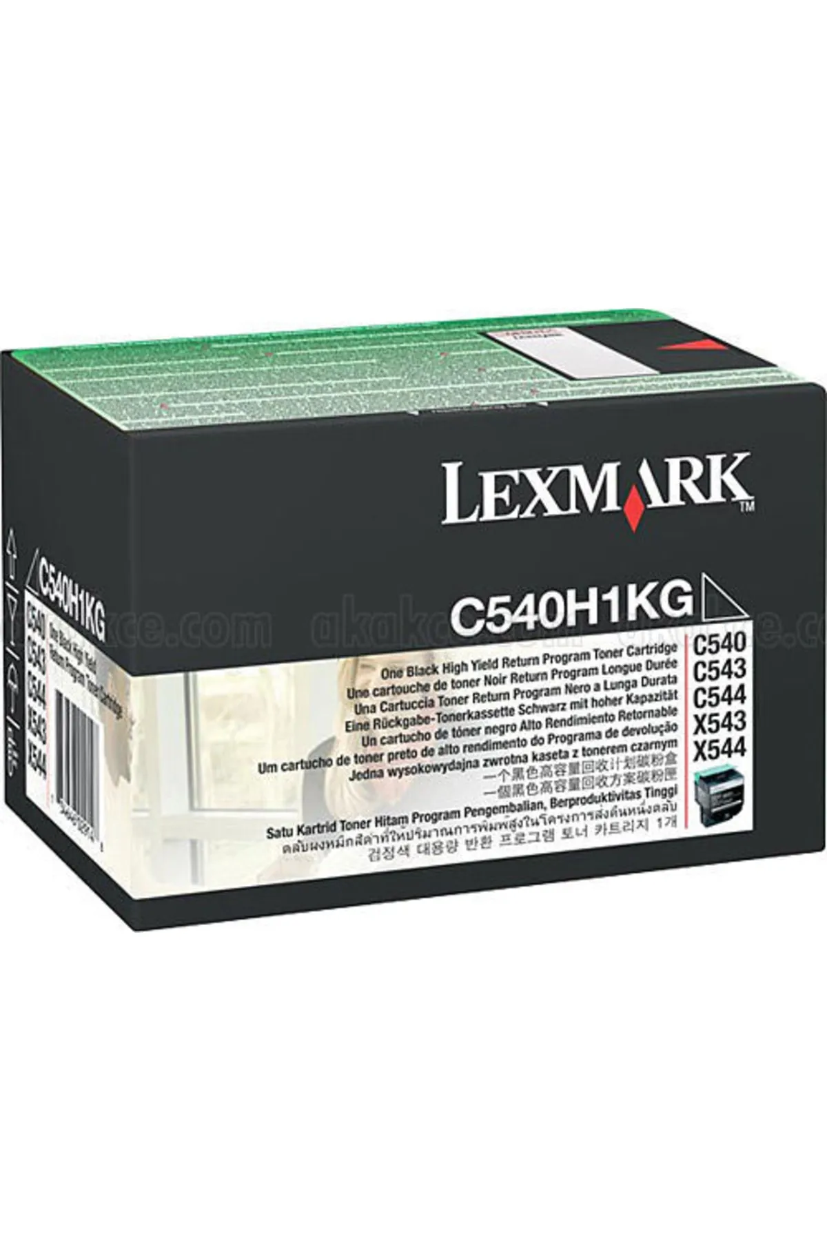 Lexmark C540/c543/c544/c546/x543/x544/x546/x548 -c540h1kg Siyah Orjinal Toner