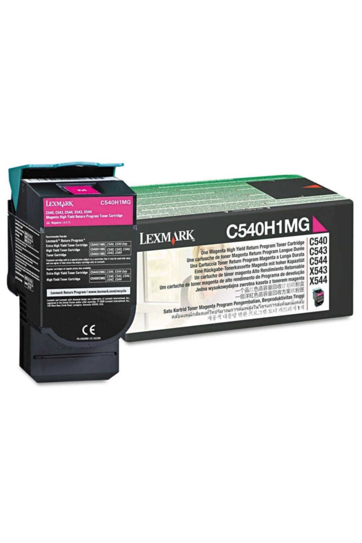 Lexmark C540h1mg Kırmızı Orjinal Toner