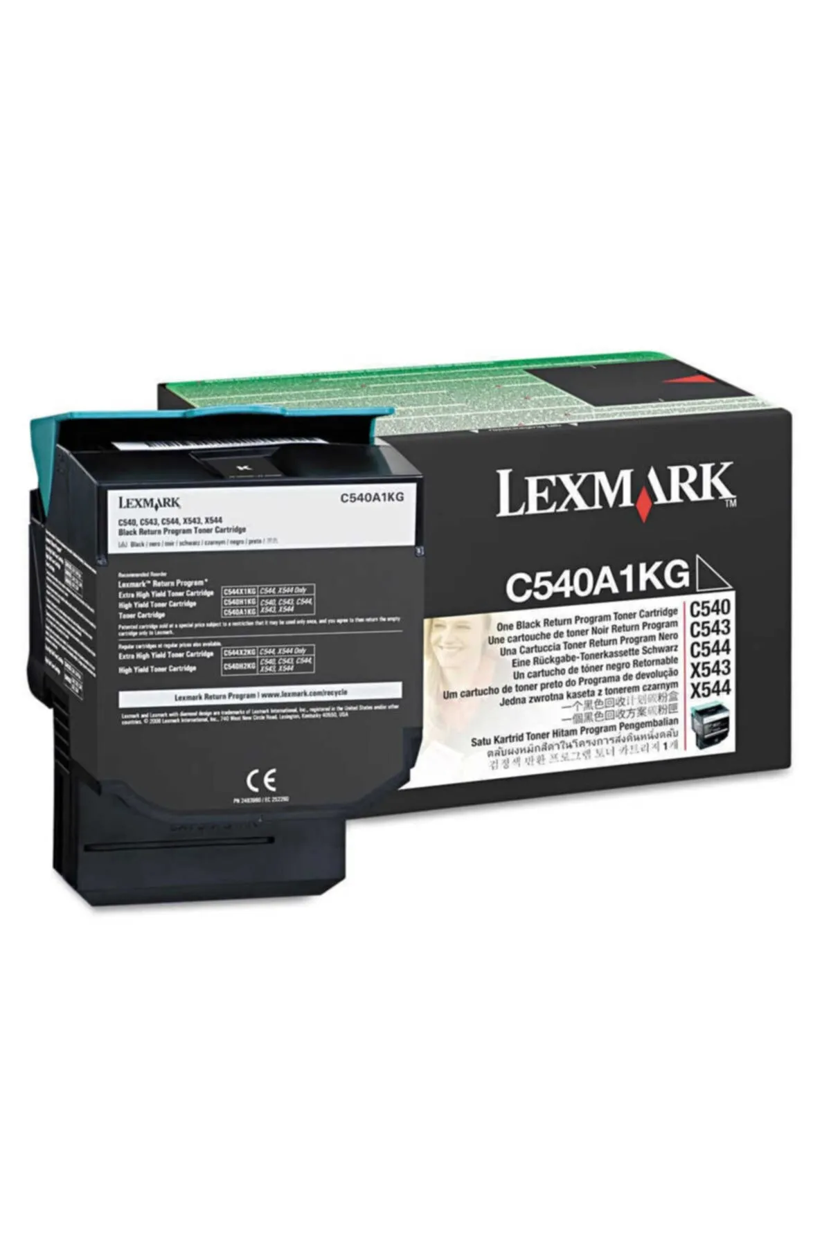 Lexmark C543 Siyah Orjinal Toner C540a1kg