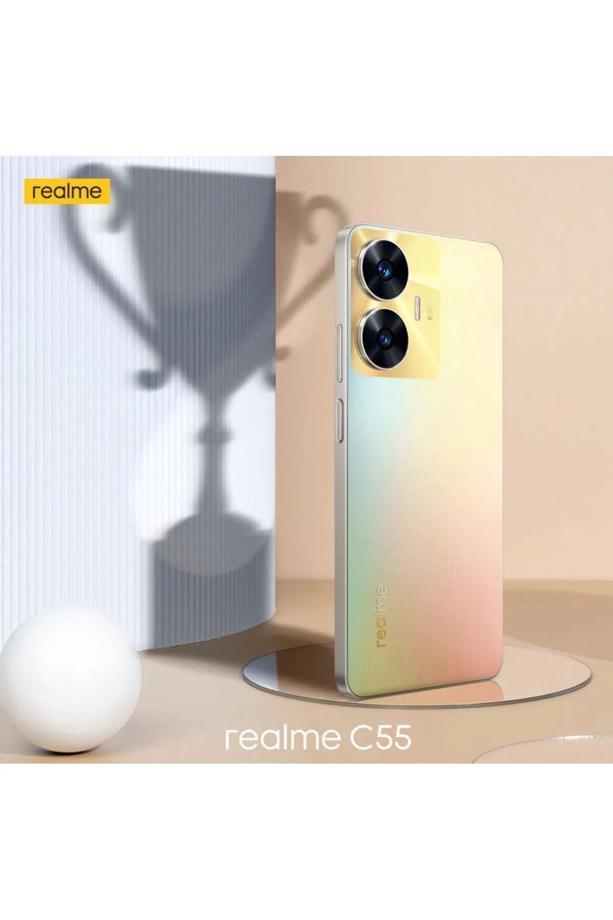 realme C55 Nfc 12 Gb Ram (6 6 Dinamik Ram ) 128 Gb Hafıza - Kablolu Kulaklık ( Türkiye Garantili)