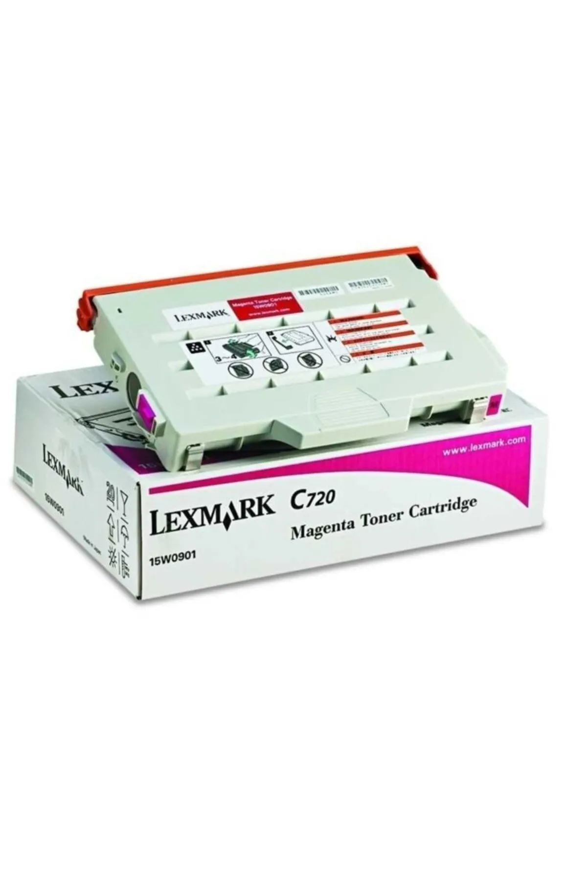 Lexmark C720-15w0901 Kırmızı Orjinal Toner