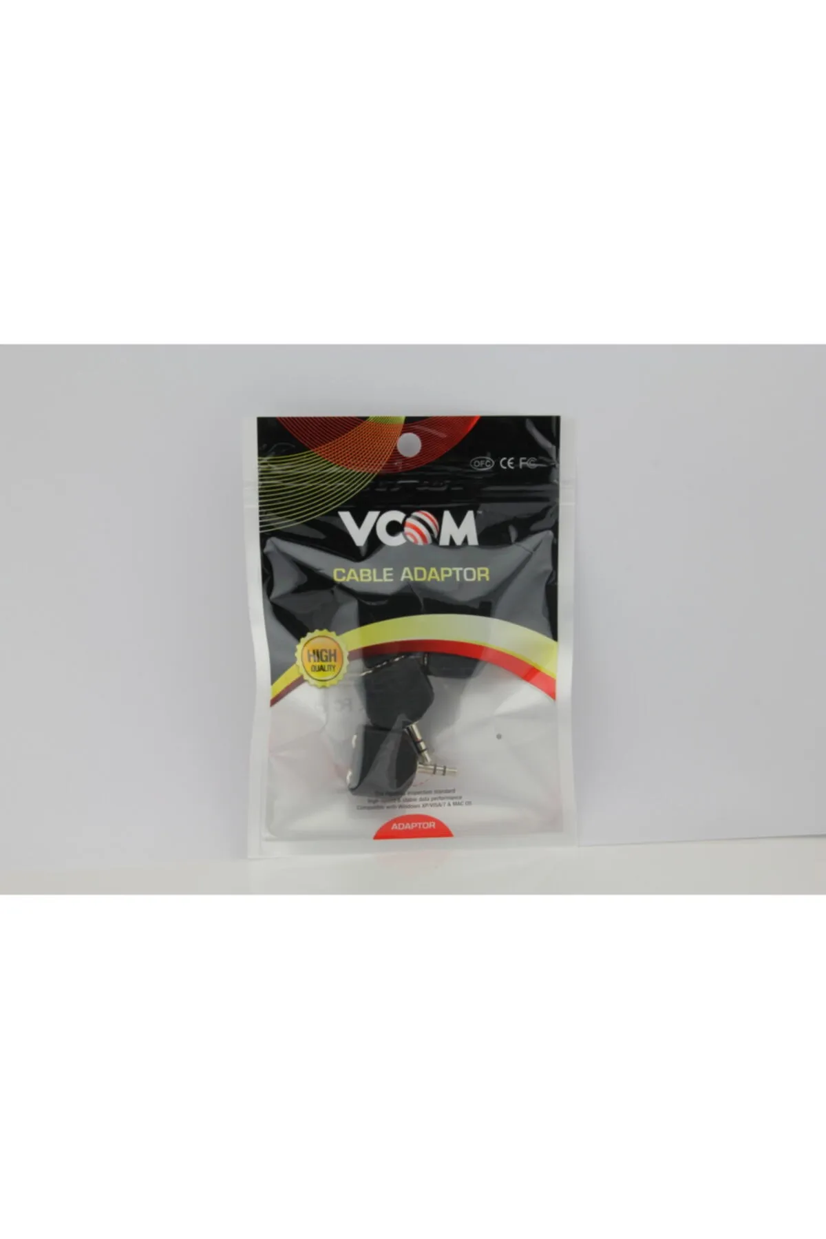 VCOM CA511 (3.5MM) 2Lİ SES ÇOKLAYICISI