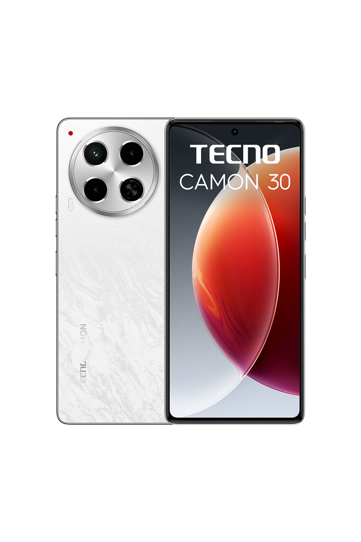 Tecno Camon 30 256 GB Dahili Hafıza / 12 GB Ram Beyaz (TECNO Türkiye Garantili)