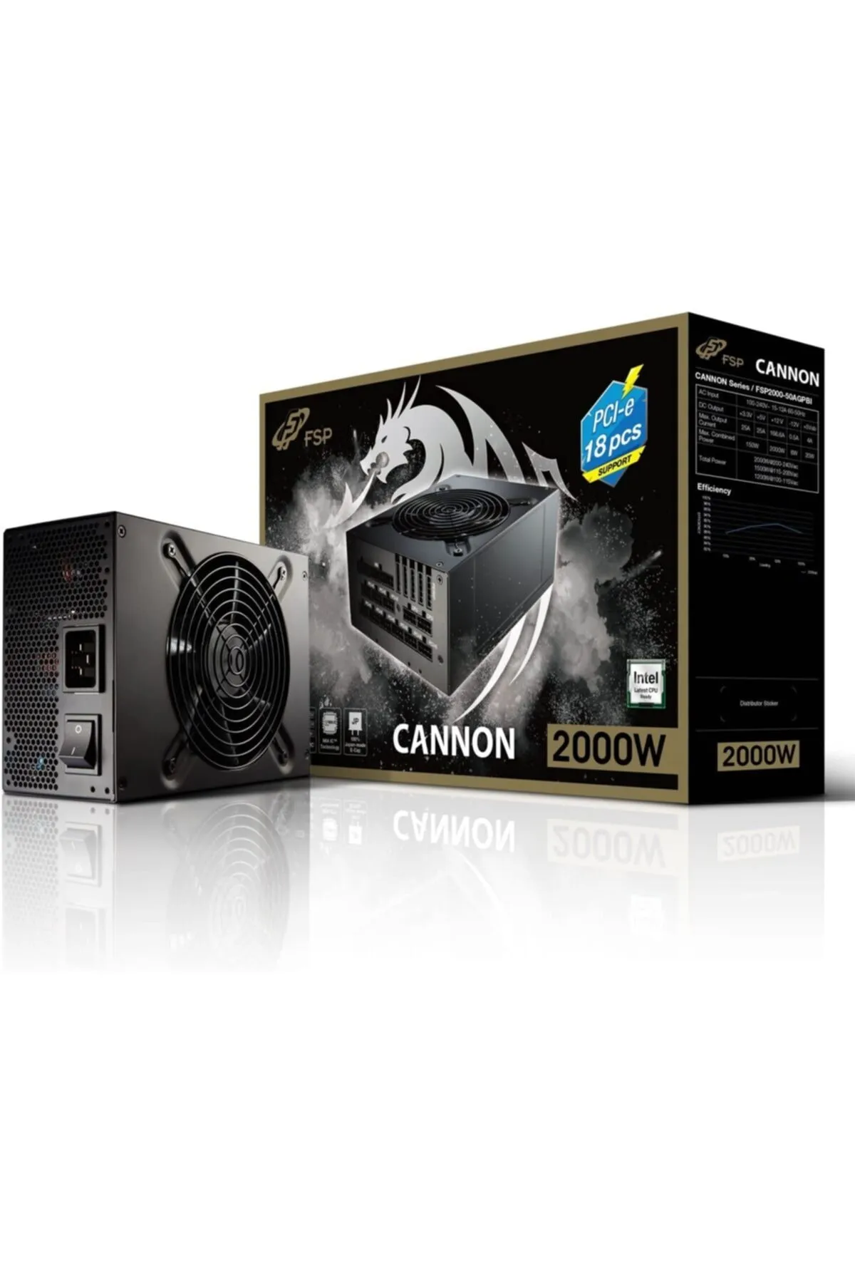 FSP Cannon Pro 2000w Retail Pc 2000-50agpbı Power Supply