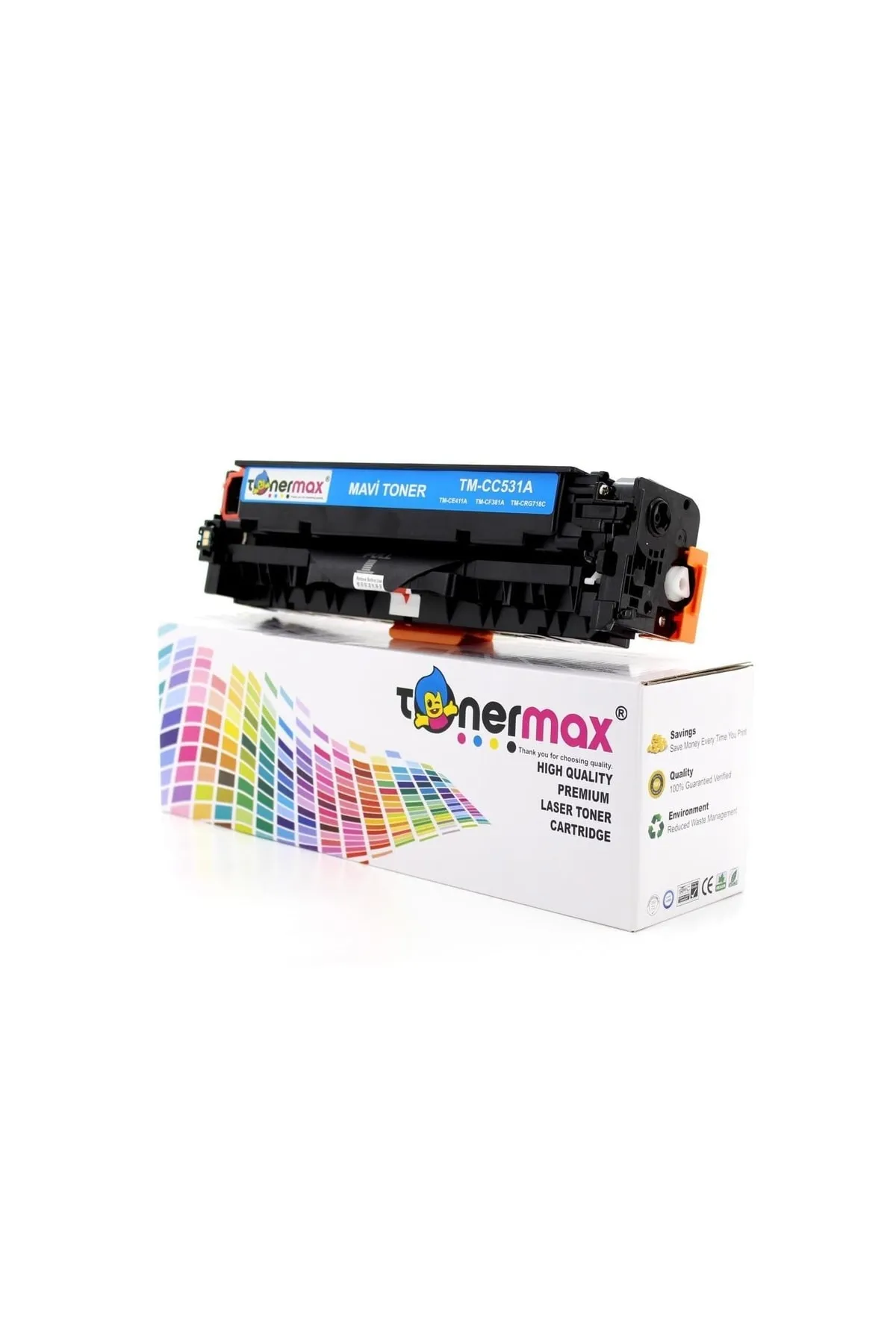 tonermax Canon Crg-718 Muadil Toneri Mavi/ Lbp-7200 / 7210 / 7680 / Mf8340 / 8350 / 8360 / Mf724 / M726