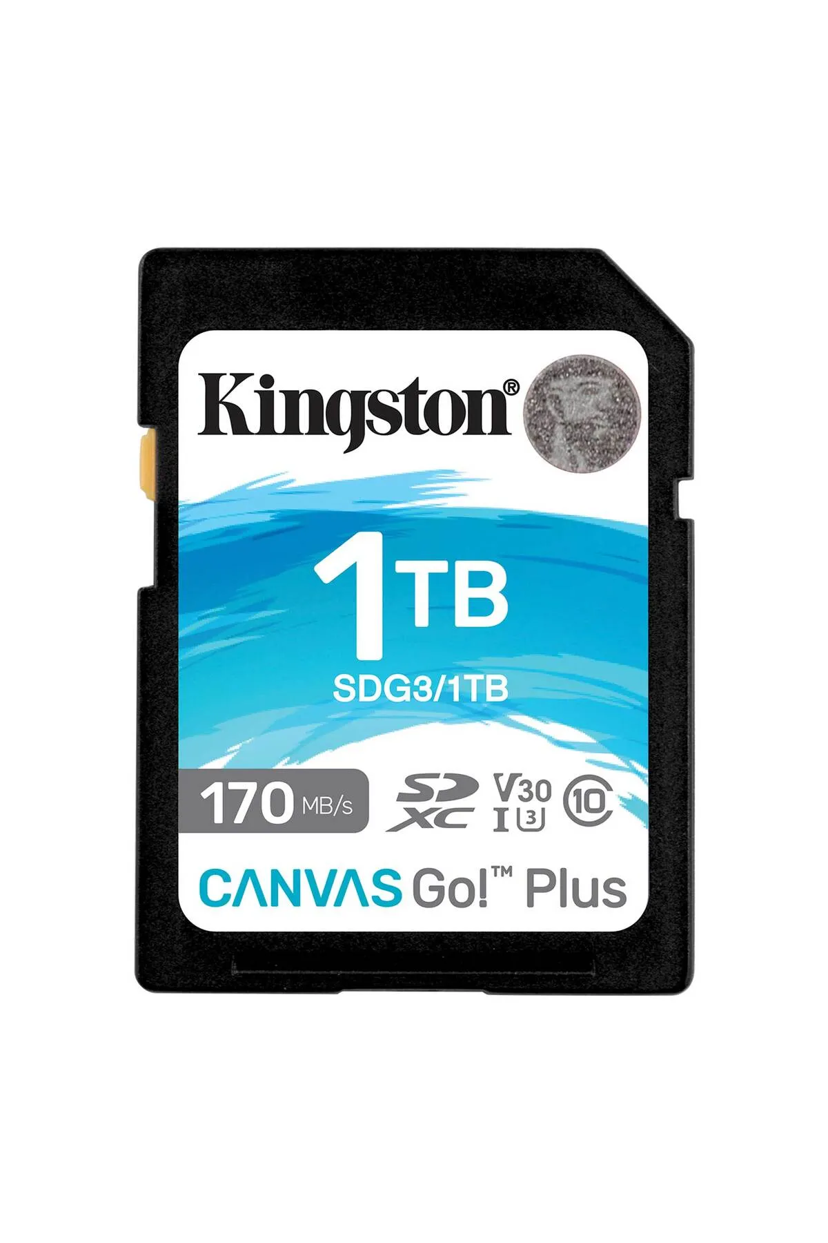 Kingston Canvas Go! Plus 1TB SD C10 UHS-I U3 V30 Hafıza Kartı 170MB/s’ye Varan Okuma 90MB/s’ye Varan Yazma