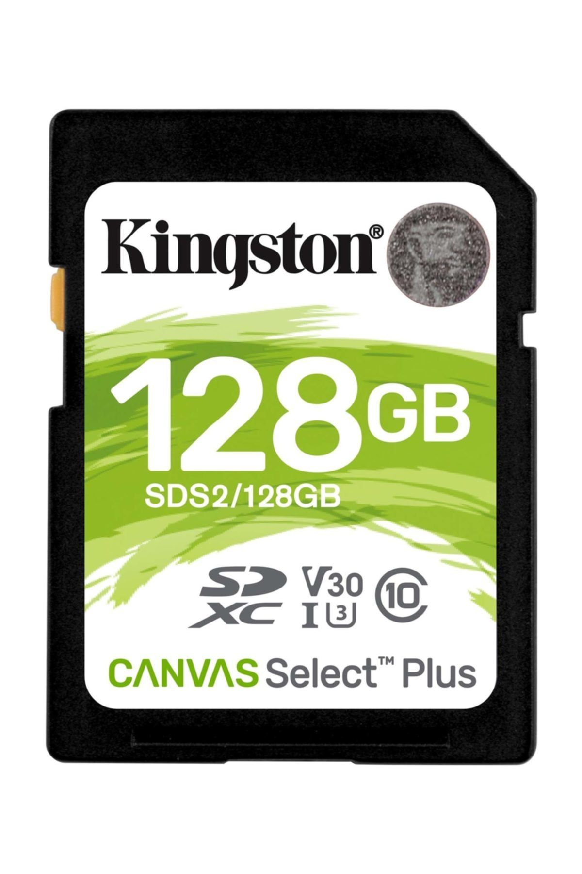 Kingston Canvas Select Plus 128GB 100MB/s C10 UHS-I U1 V10 SDS2/128GB Sdxc Kart