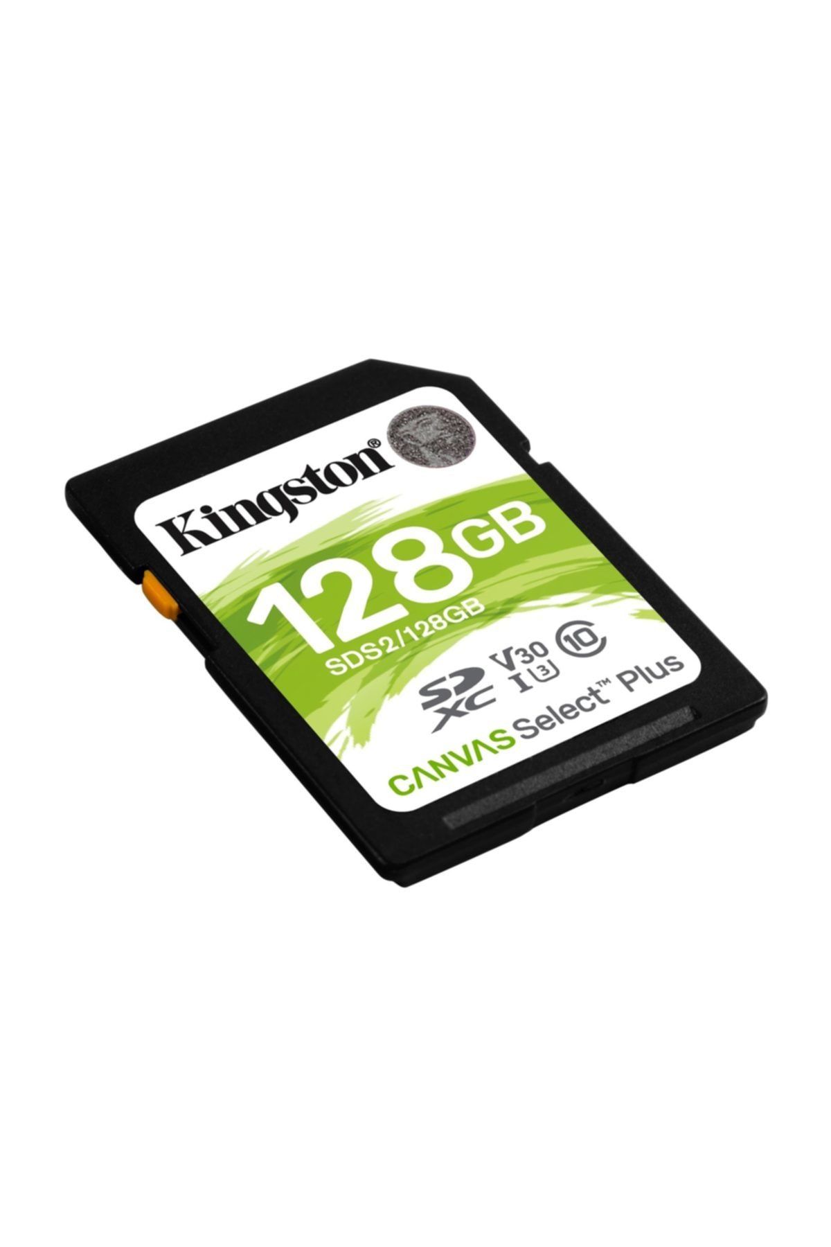 Kingston Canvas Select Plus 128GB 100MB/s C10 UHS-I U1 V10 SDS2/128GB Sdxc Kart