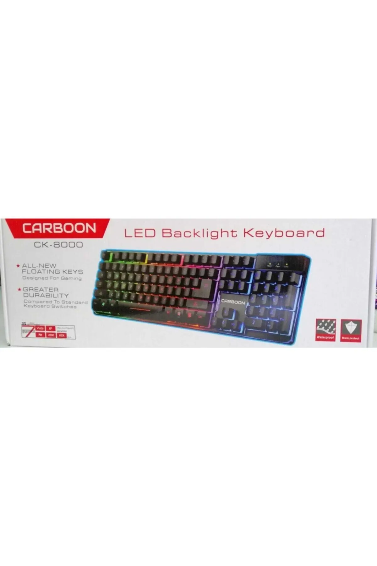 Carboon Carbon Ck-800 Led Backlight Keyboard Oyuncu Klavyesi