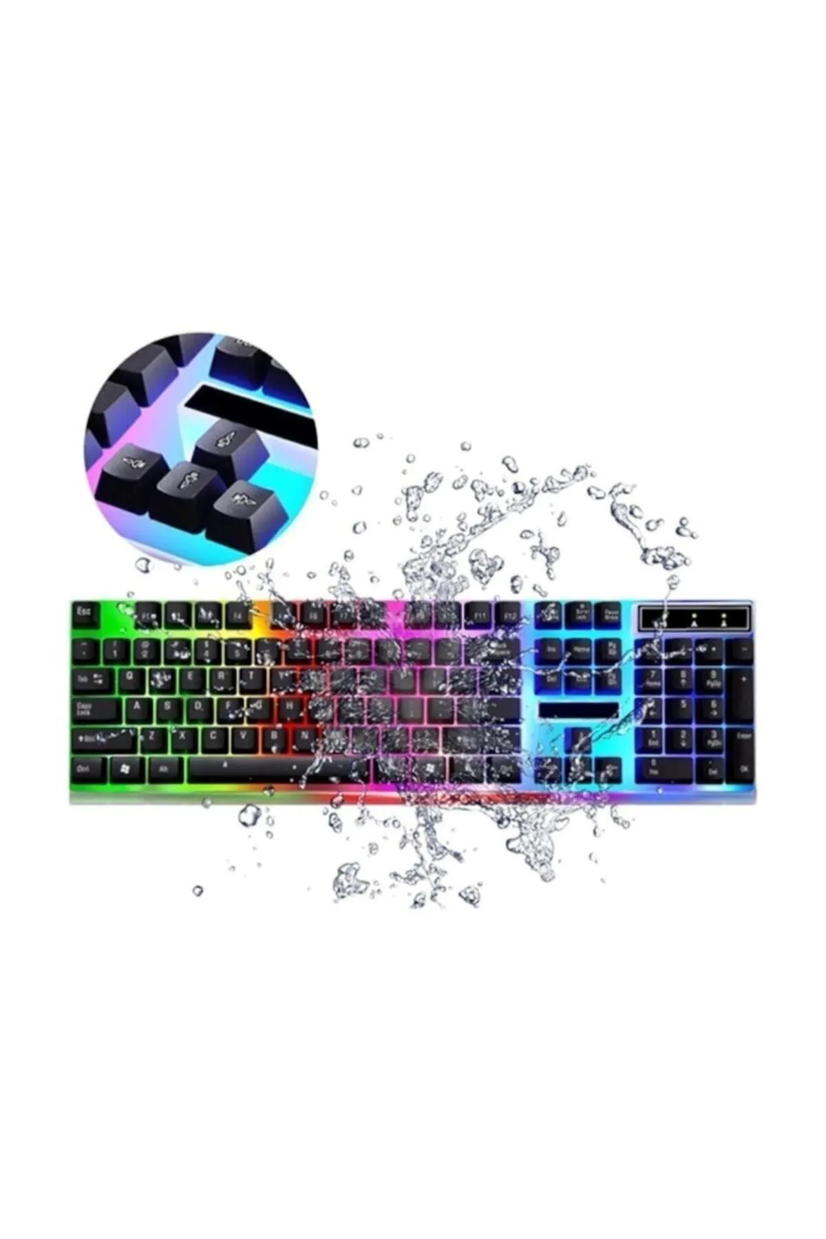 ALKILIÇ Carbonn Led Aydınlatmalı Mouse Seti Oyuncu Gamer Set