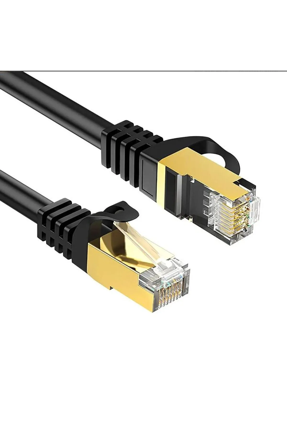 NARİTA Cat 7 Ethernet Kablosu Altın uçlu kırılmaya dayanıklı İnternet VDSL Gigabit Ağ Kablosu 1.5Metre