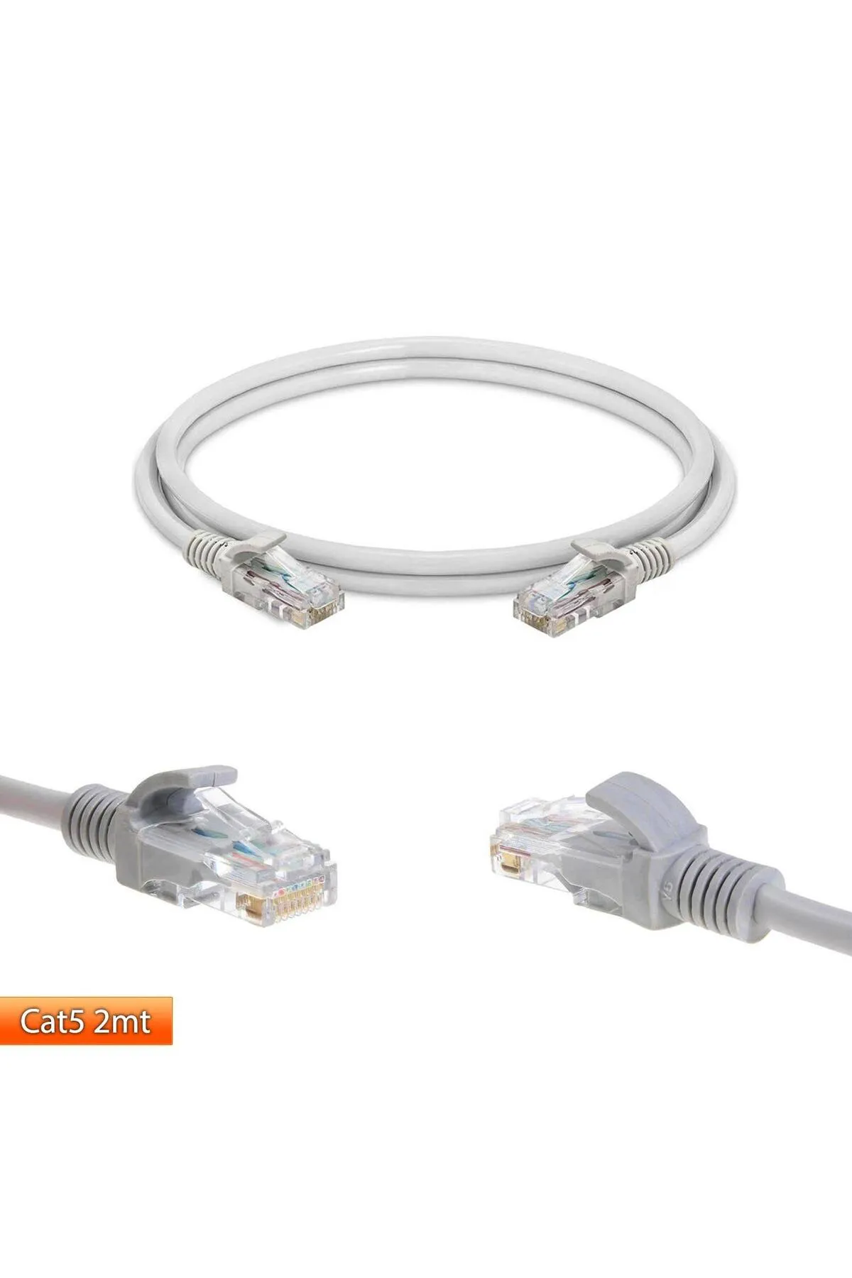 Genel Markalar Cat5 Patch Network Ethernet Kablo 2 Metre