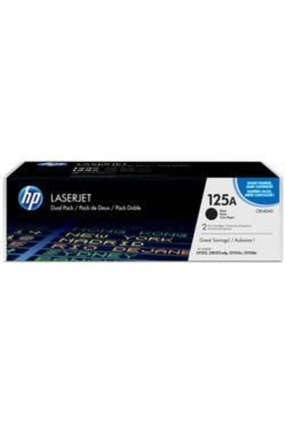 HP CB540AD (125A) Siyah Black 2li Paket  Toner LaserJet CP1215