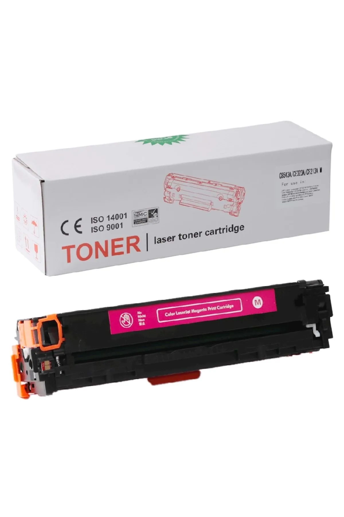 HP Cb543a/ce323a/cf213a Muadil Toner Chipli Kırmızı (1.5k)