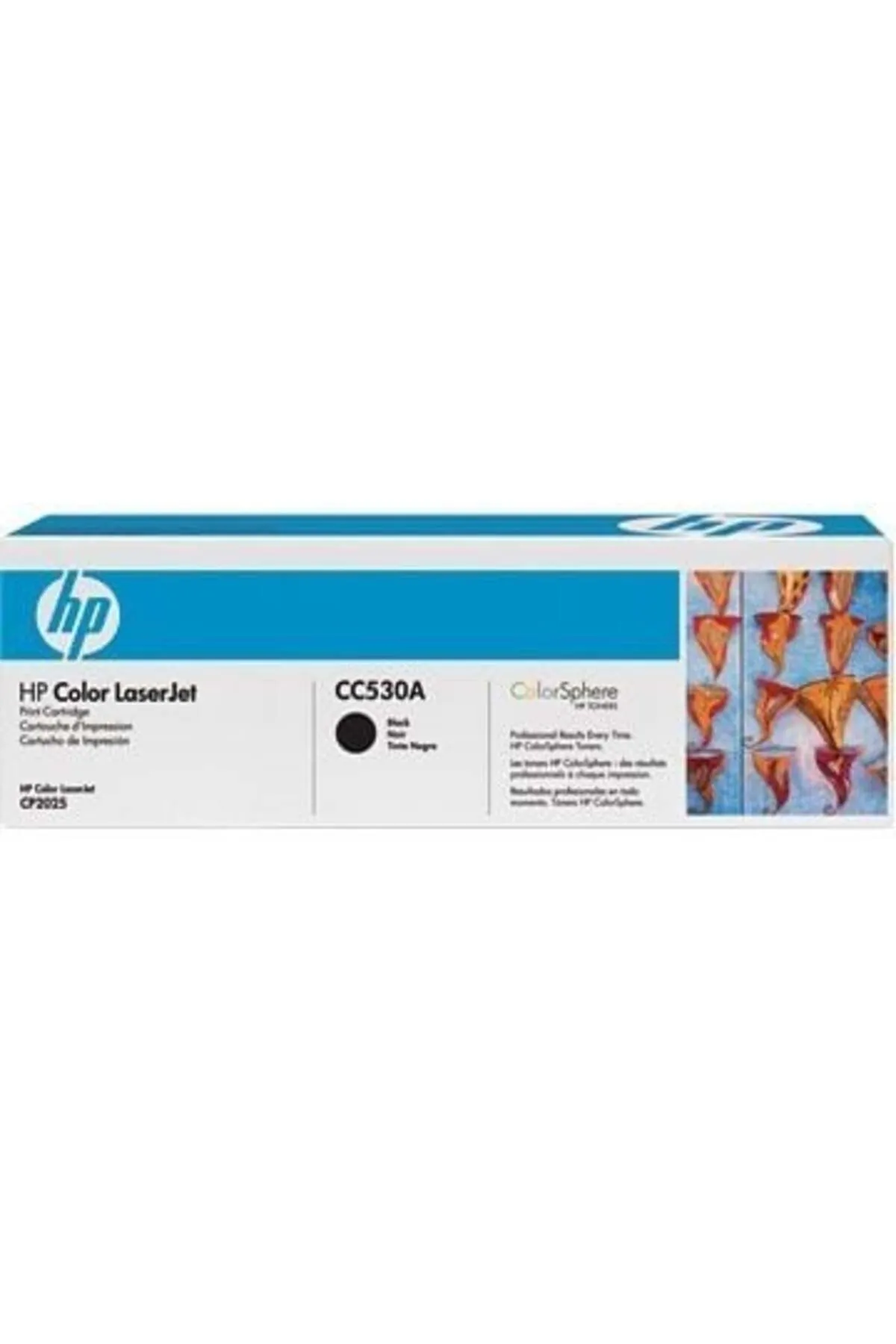 HP CC530A (304A) Siyah Black  Toner LaserJet CP2025n KUTU HASARLI