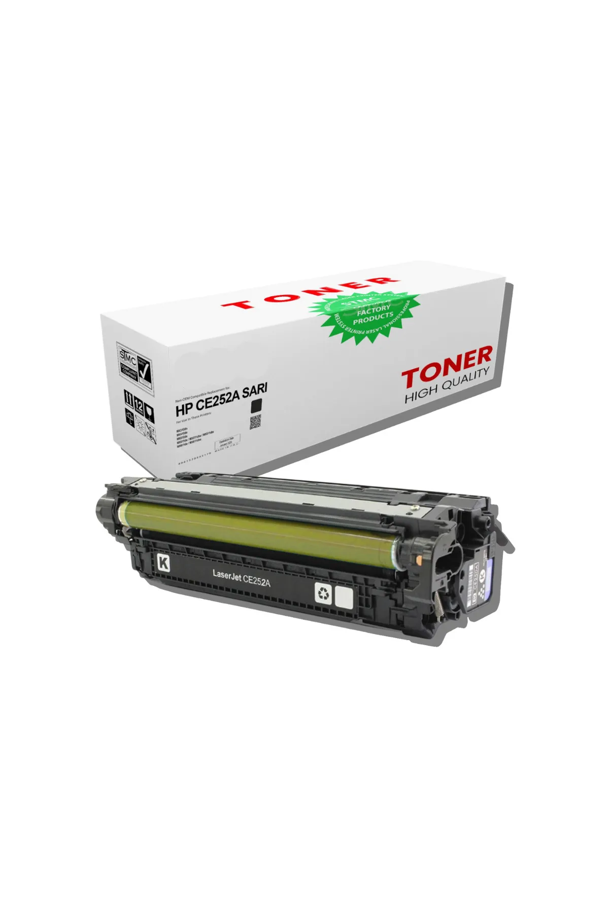 HP CE252A Sarı Muadil Toner /NP/504A/CM3530/CP3520/CP3525/CP3525